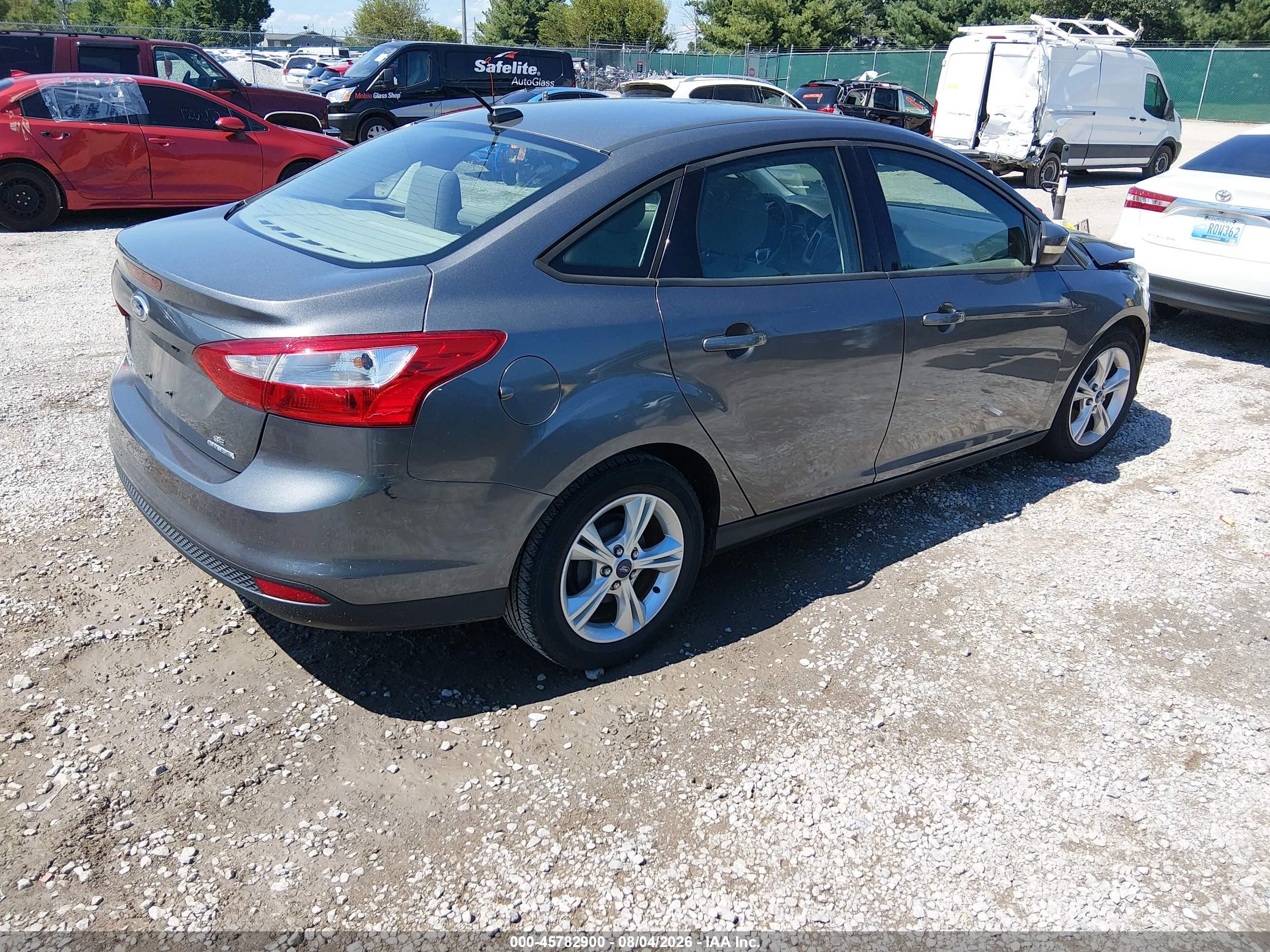 2013 Ford Focus Se Gray vin: 1FADP3F26DL143696