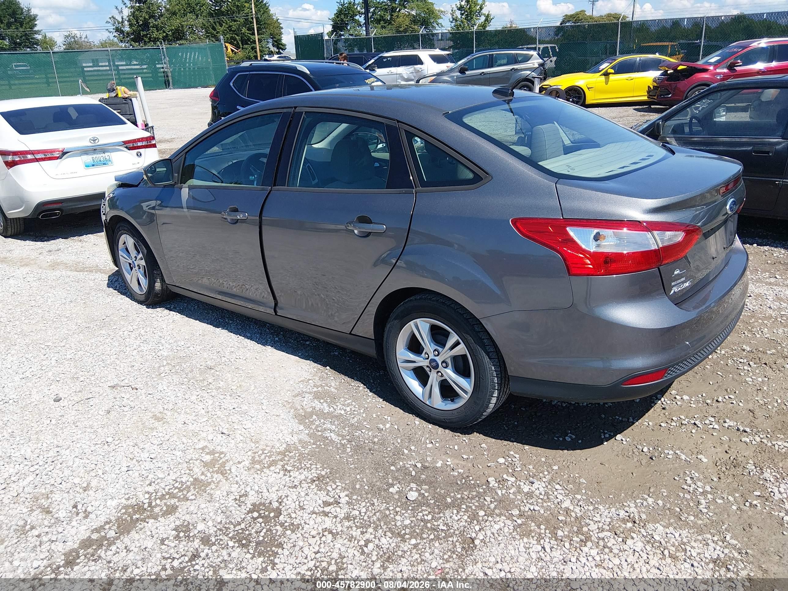 2013 Ford Focus Se Gray vin: 1FADP3F26DL143696