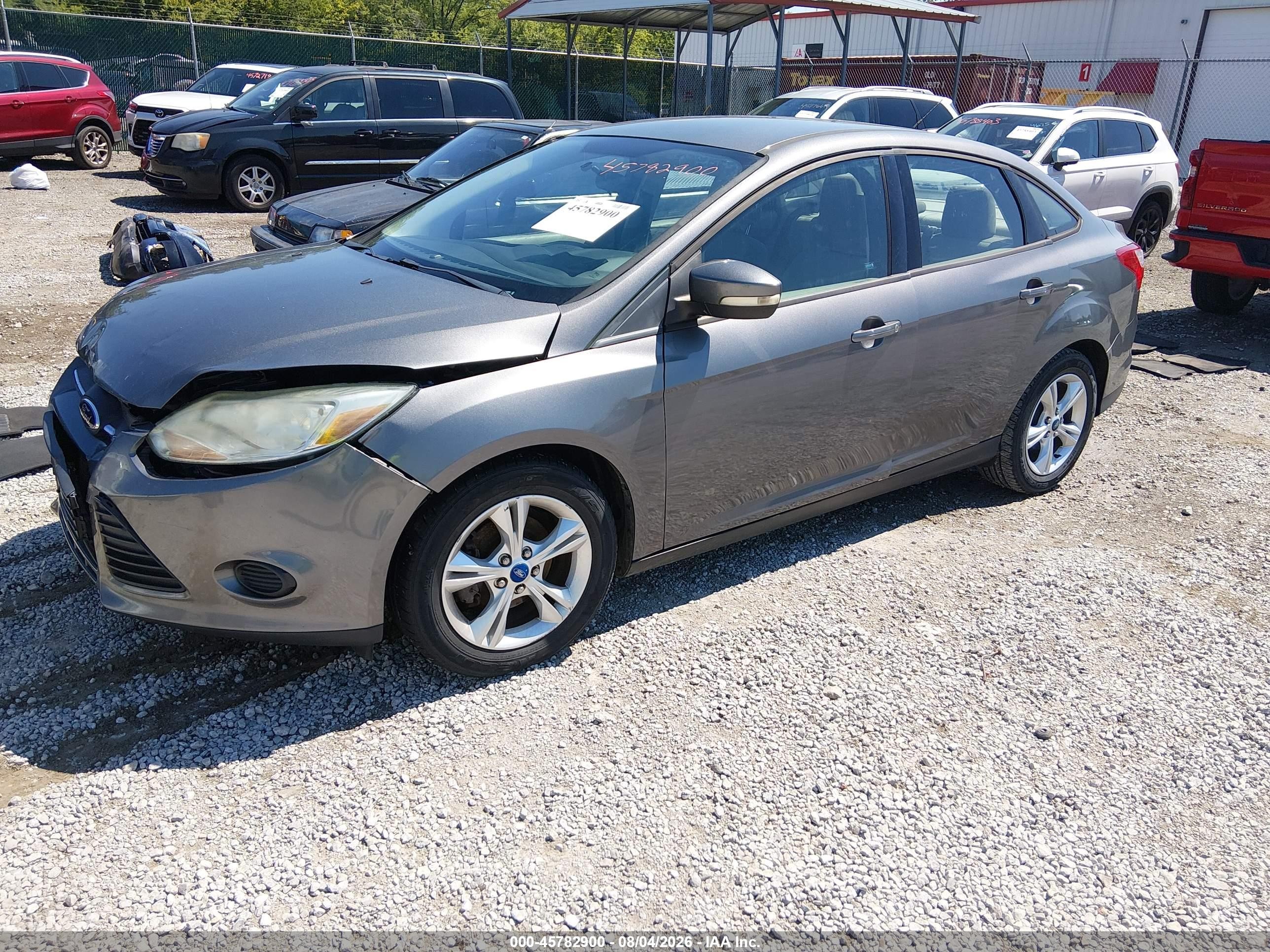 2013 Ford Focus Se Gray vin: 1FADP3F26DL143696