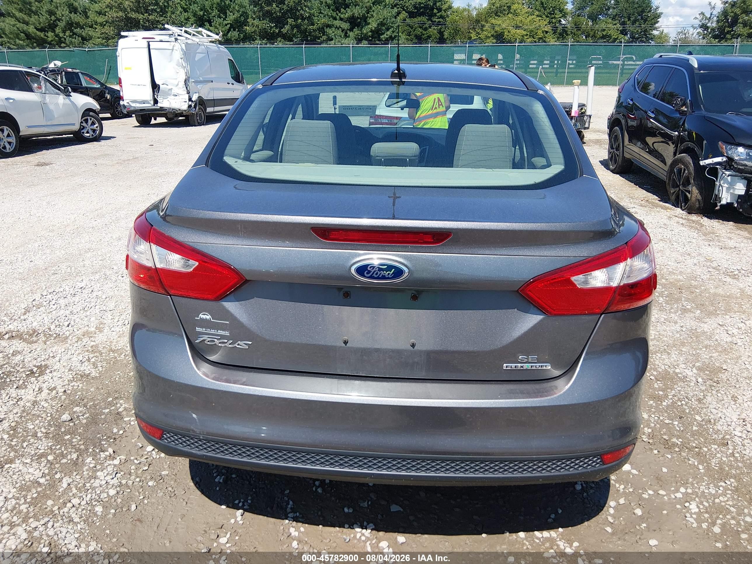 2013 Ford Focus Se Gray vin: 1FADP3F26DL143696