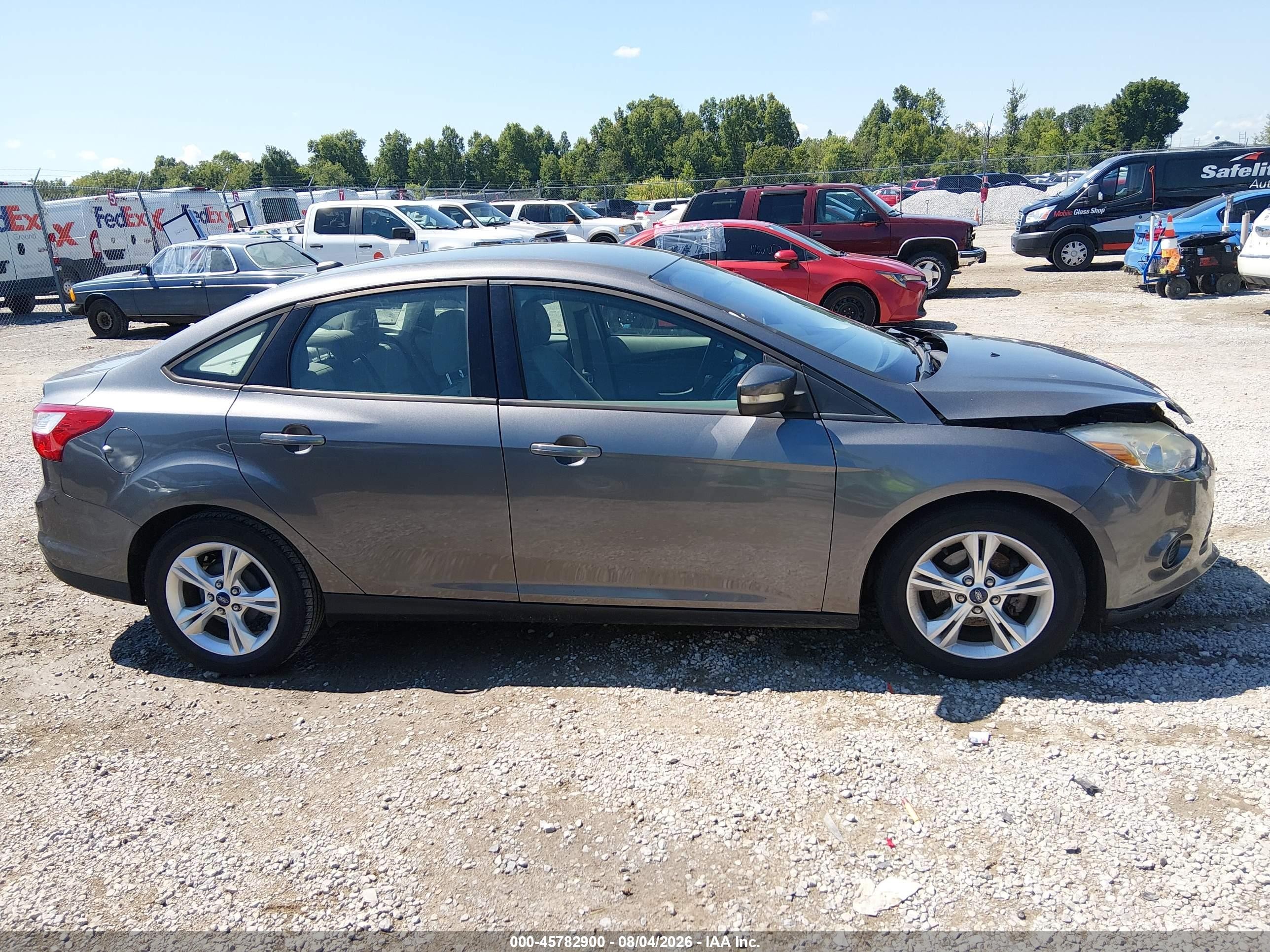 2013 Ford Focus Se Gray vin: 1FADP3F26DL143696