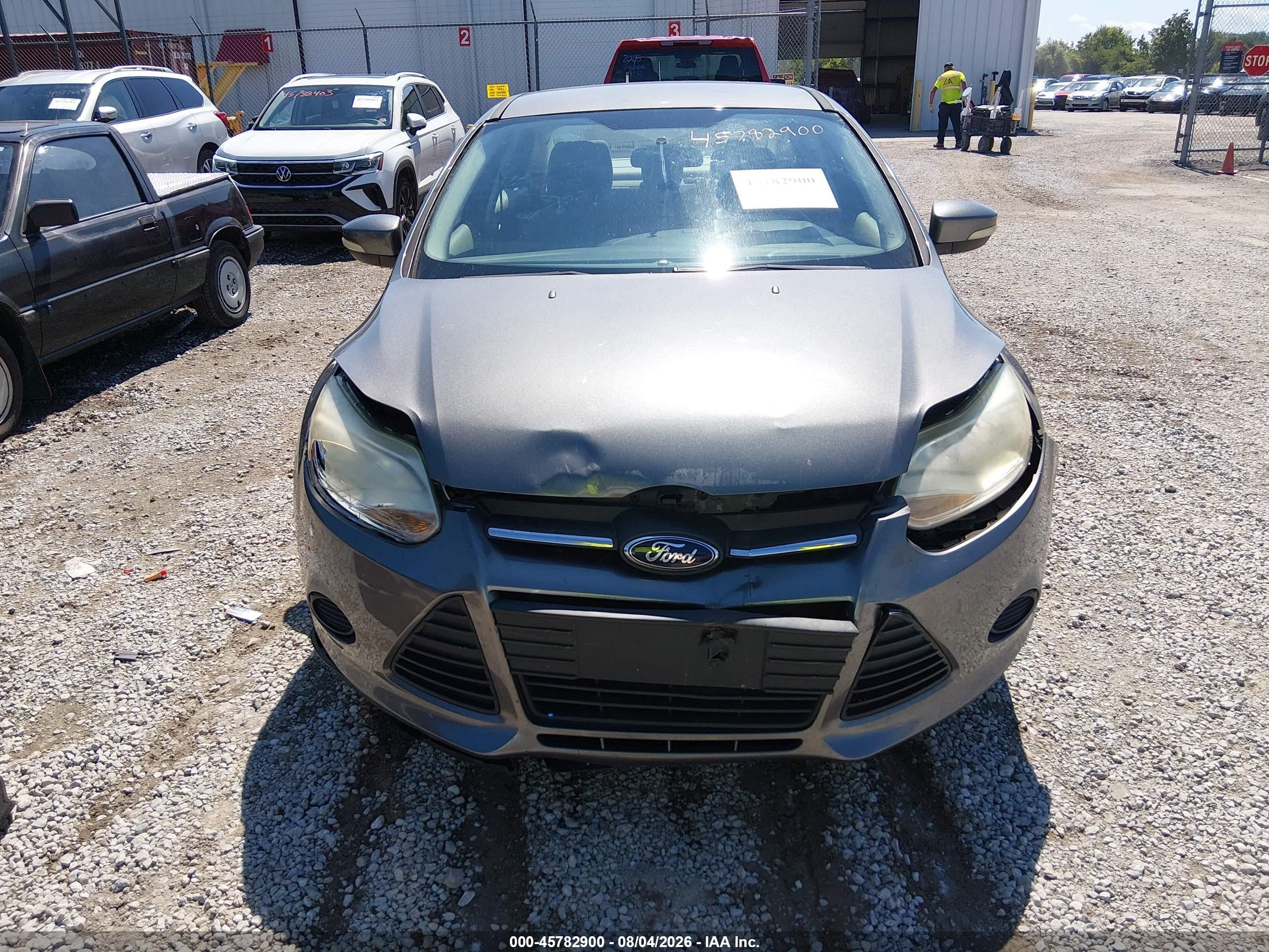 2013 Ford Focus Se Gray vin: 1FADP3F26DL143696
