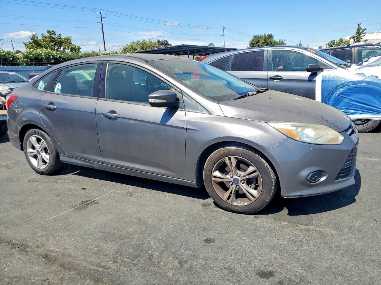 2013 Ford Focus Se Gray vin: 1FADP3F26DL153760