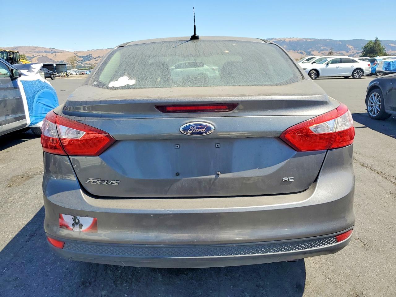 2013 Ford Focus Se Gray vin: 1FADP3F26DL153760