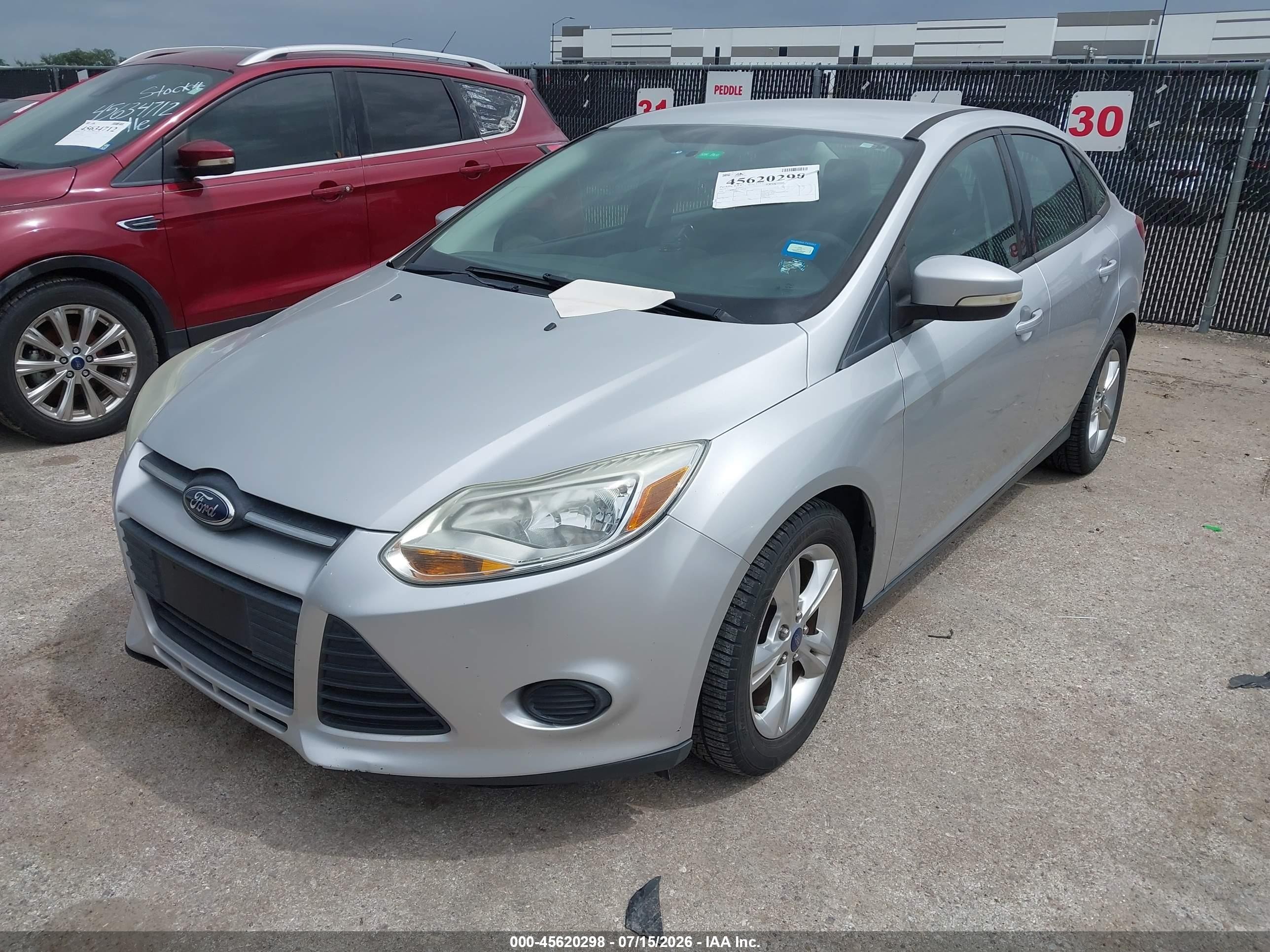 2013 Ford Focus Se Silver vin: 1FADP3F26DL158778