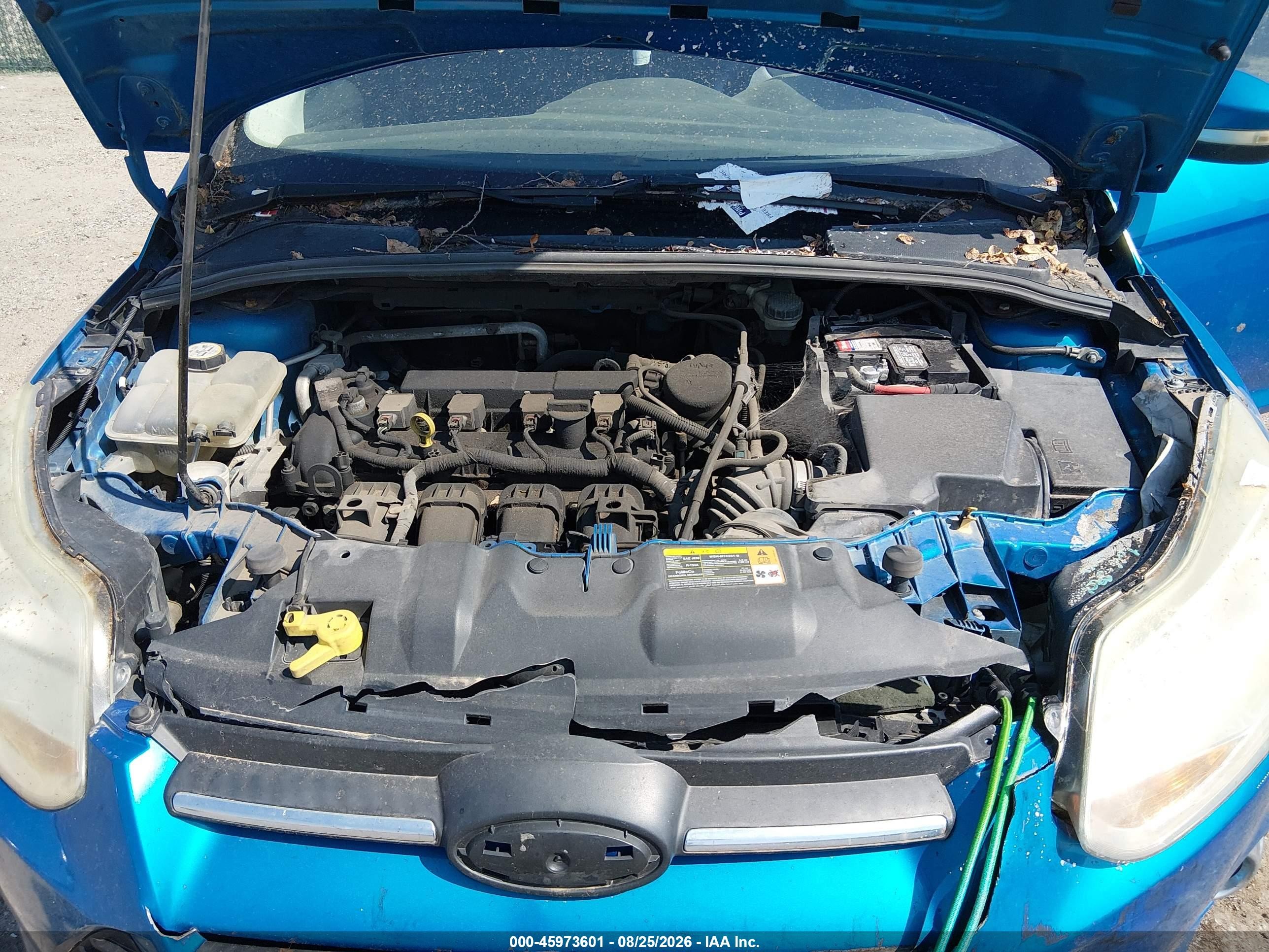 2013 Ford Focus Se Blue vin: 1FADP3F26DL183745
