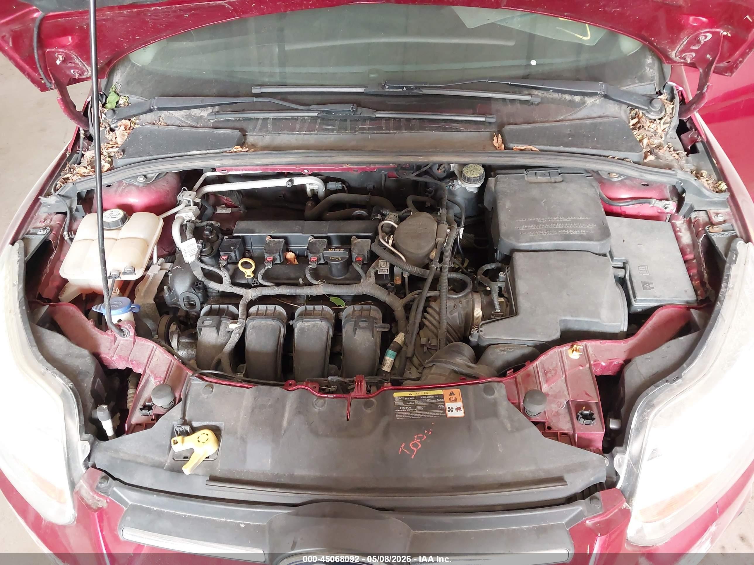 2013 Ford Focus Se Красный vin: 1FADP3F26DL189920