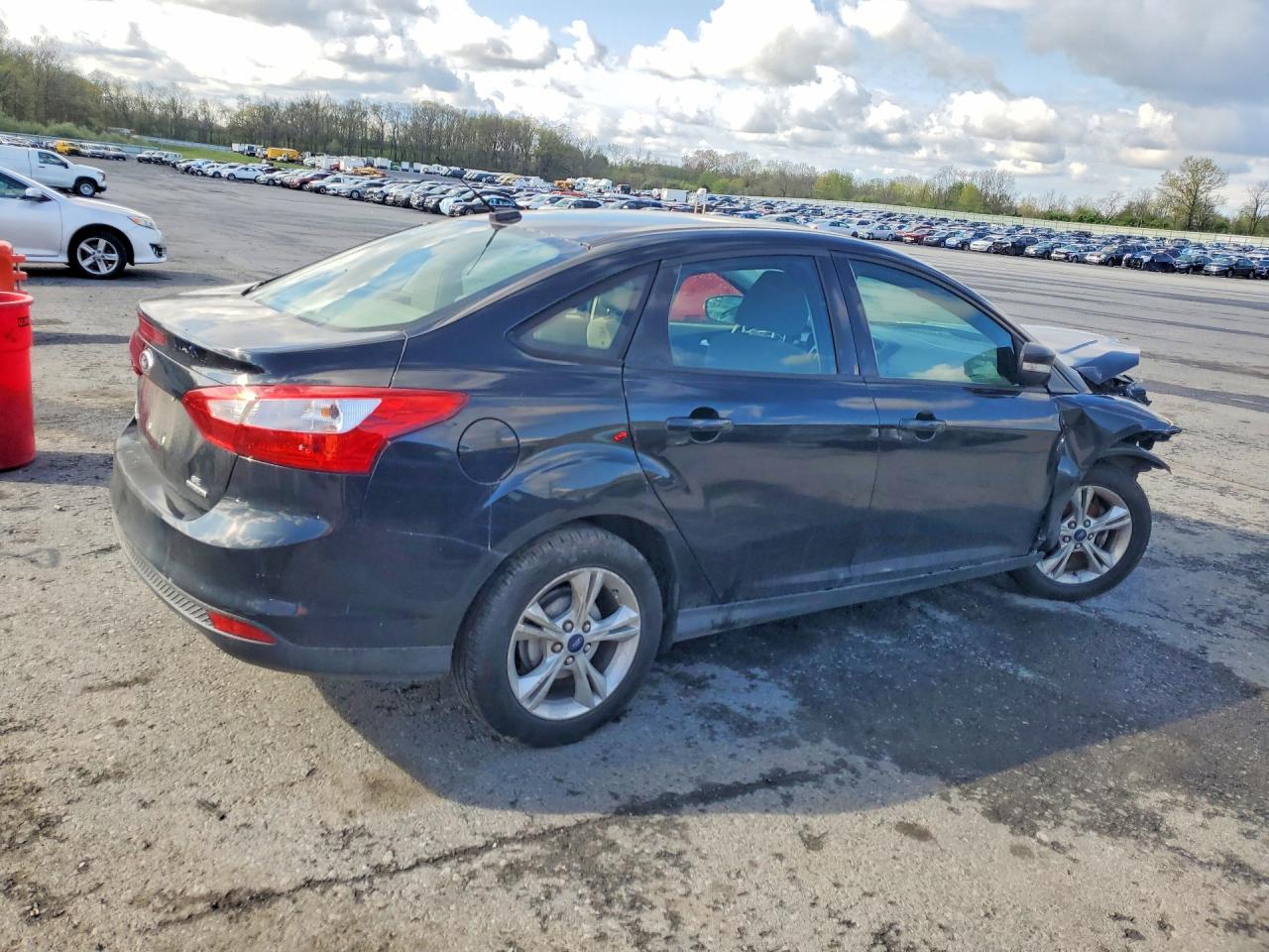 2013 Ford Focus Se Black vin: 1FADP3F26DL207221