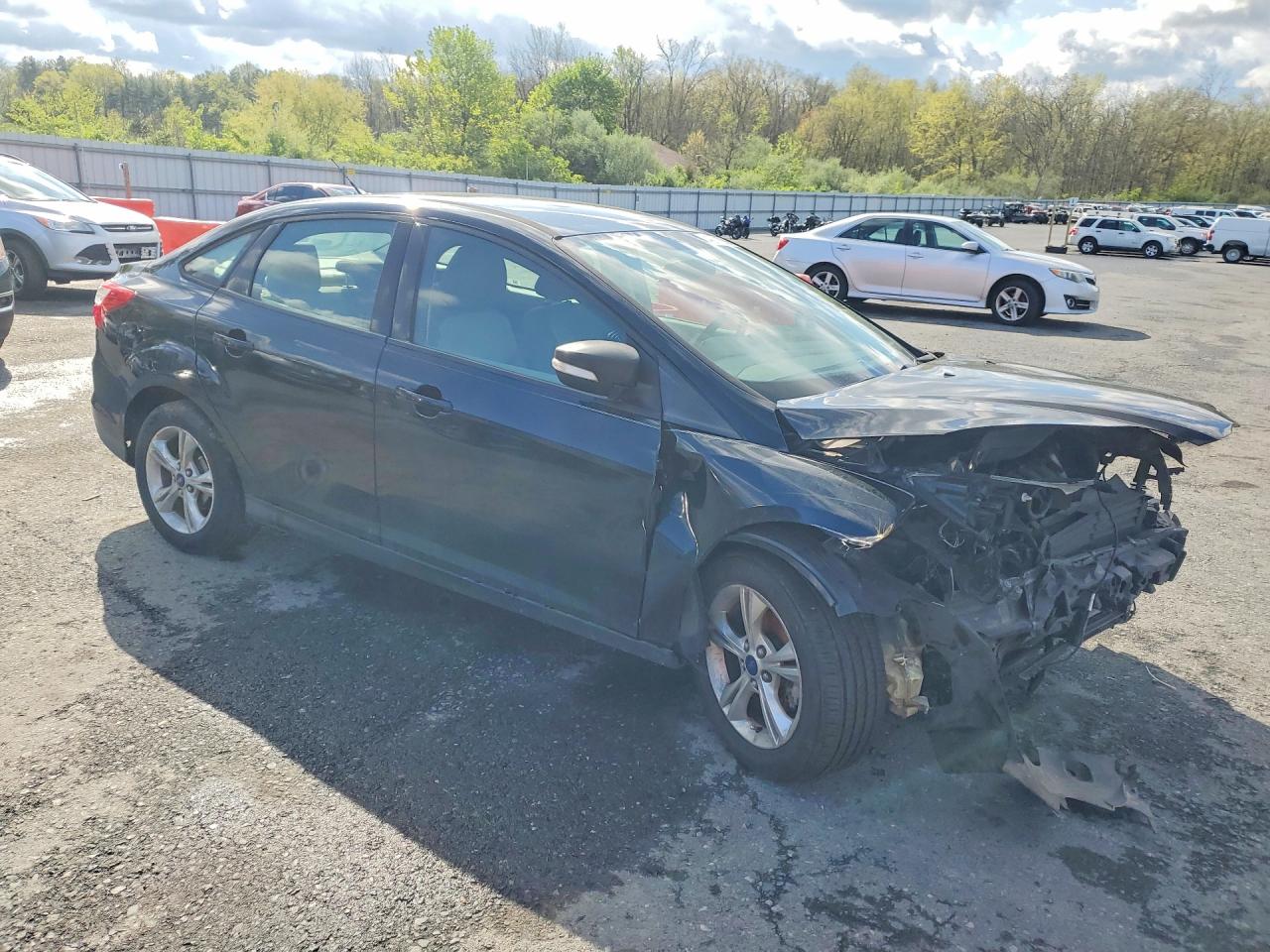 2013 Ford Focus Se Black vin: 1FADP3F26DL207221