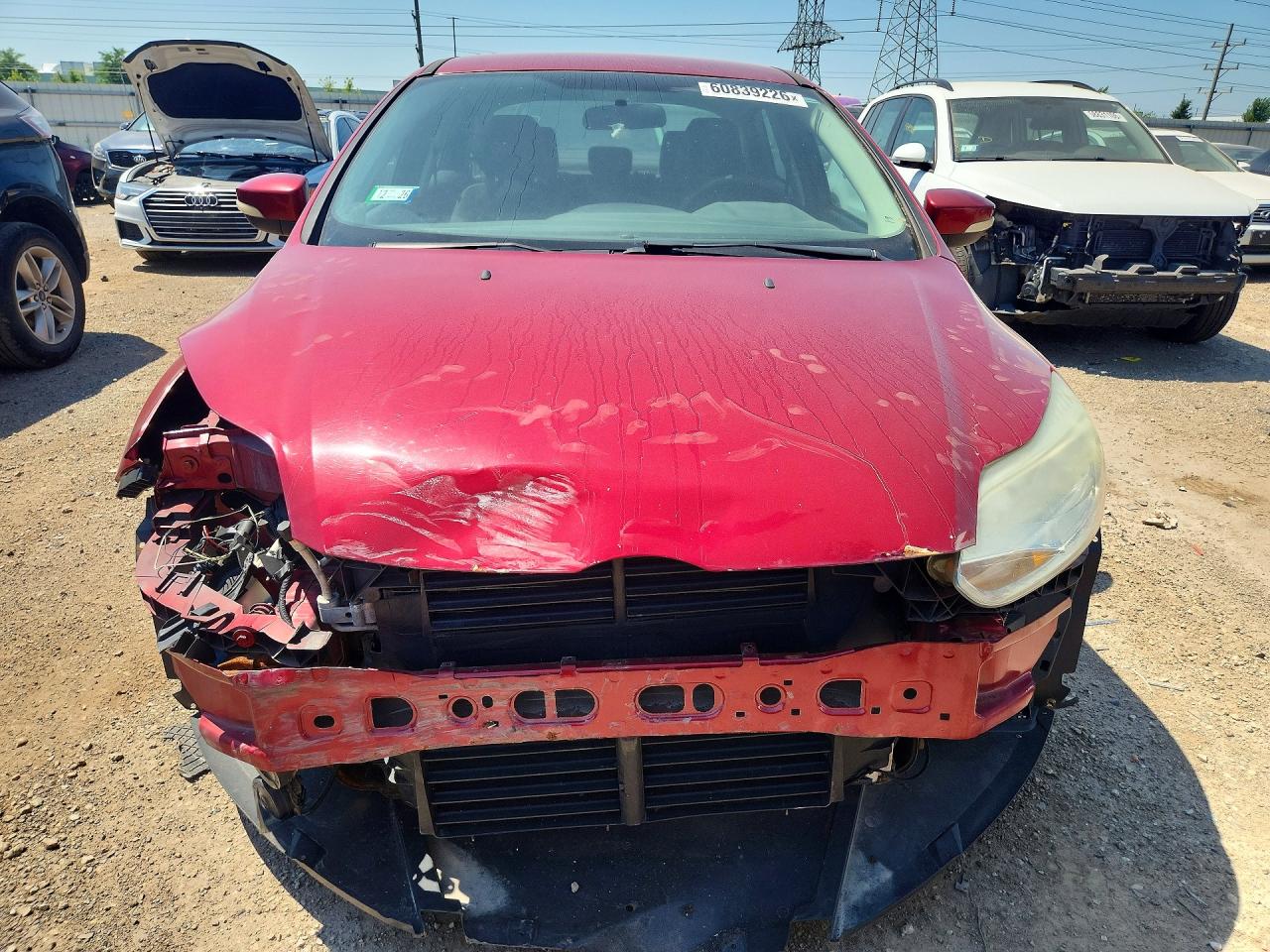 2013 Ford Focus Se Red vin: 1FADP3F26DL225492