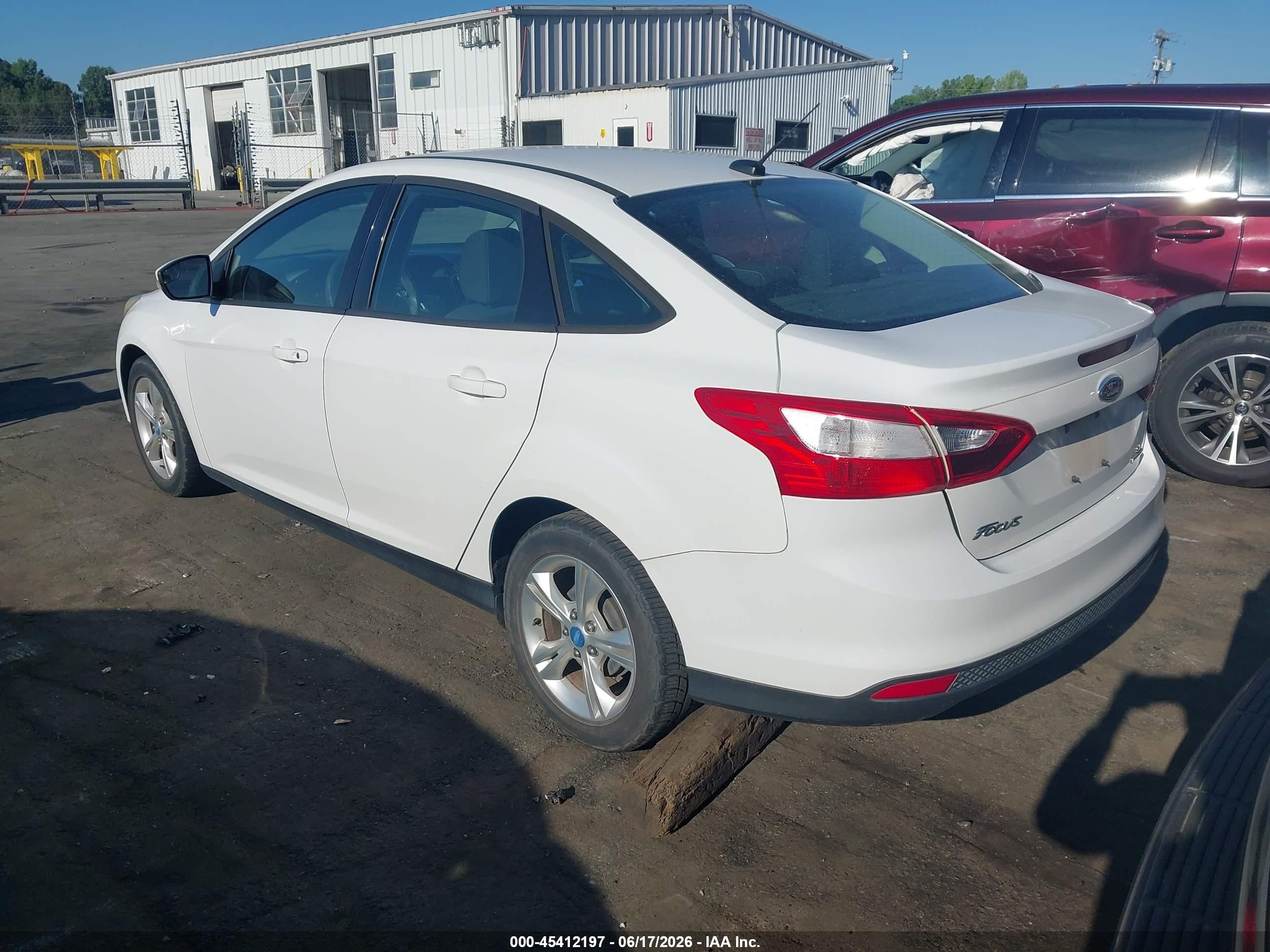 2013 Ford Focus Se Белый vin: 1FADP3F26DL262364