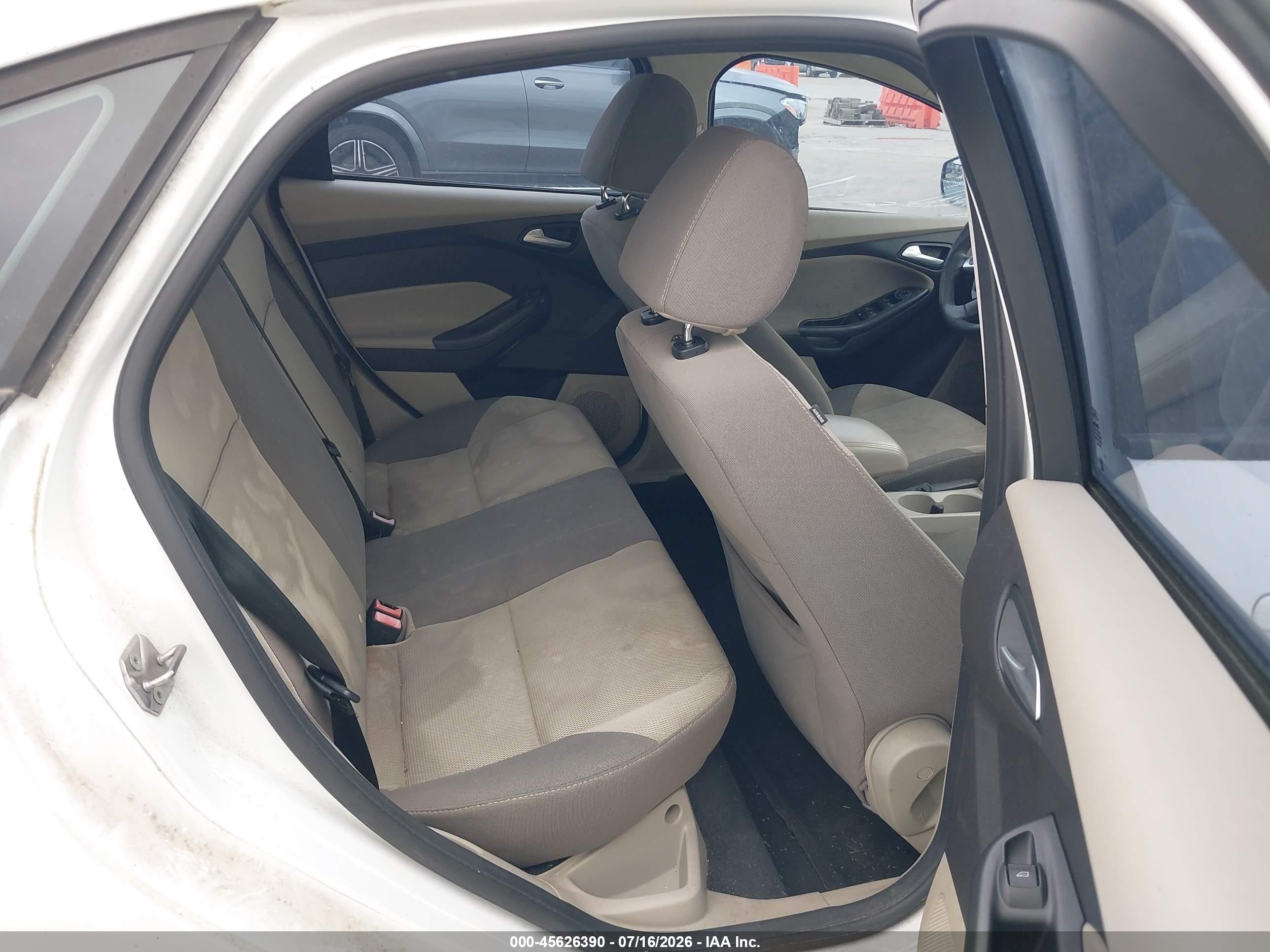 2013 Ford Focus Se White vin: 1FADP3F26DL262588