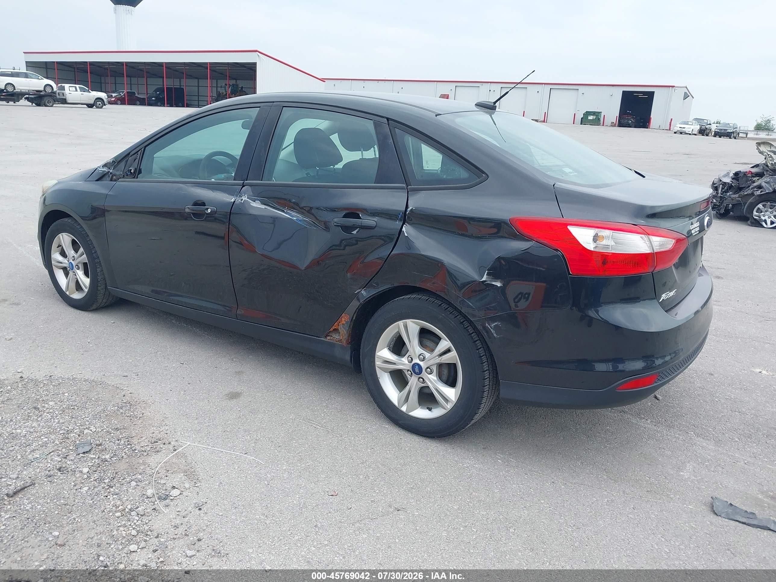 2013 Ford Focus Se Black vin: 1FADP3F26DL263790