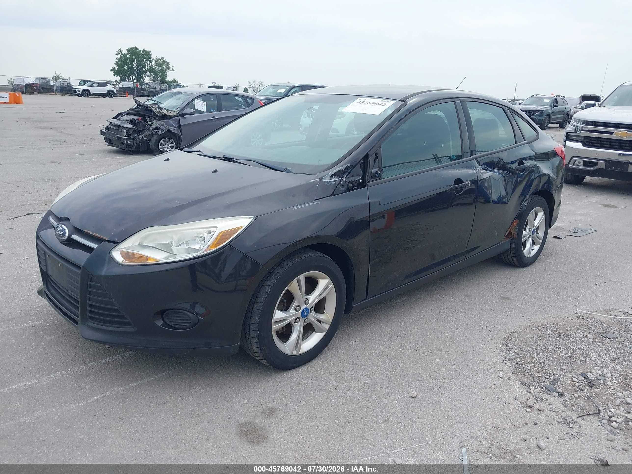 2013 Ford Focus Se Black vin: 1FADP3F26DL263790