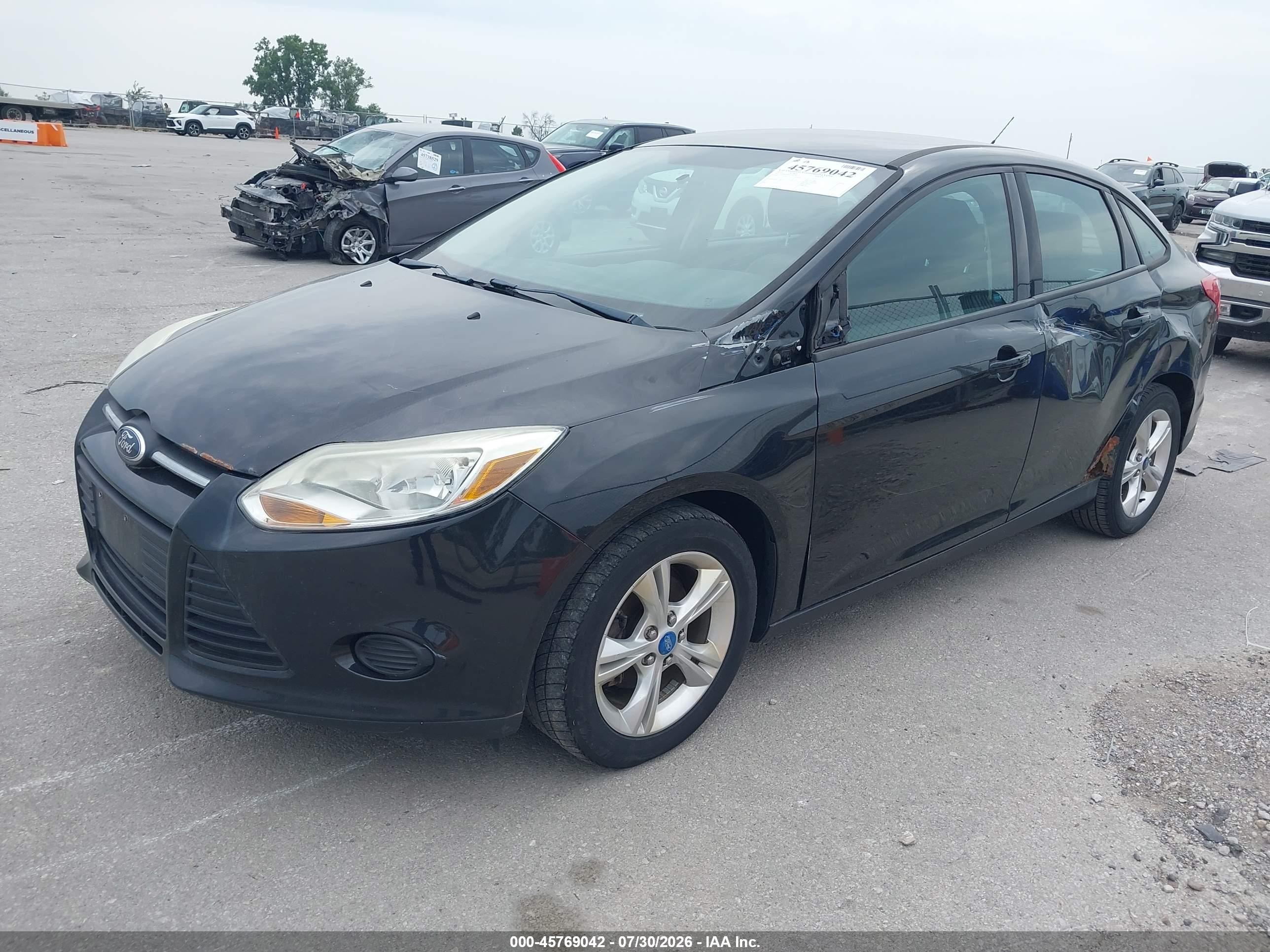 2013 Ford Focus Se Black vin: 1FADP3F26DL263790