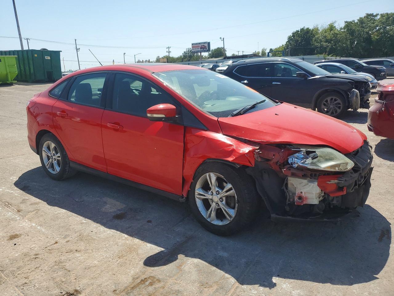 2013 Ford Focus Se Red vin: 1FADP3F26DL279066