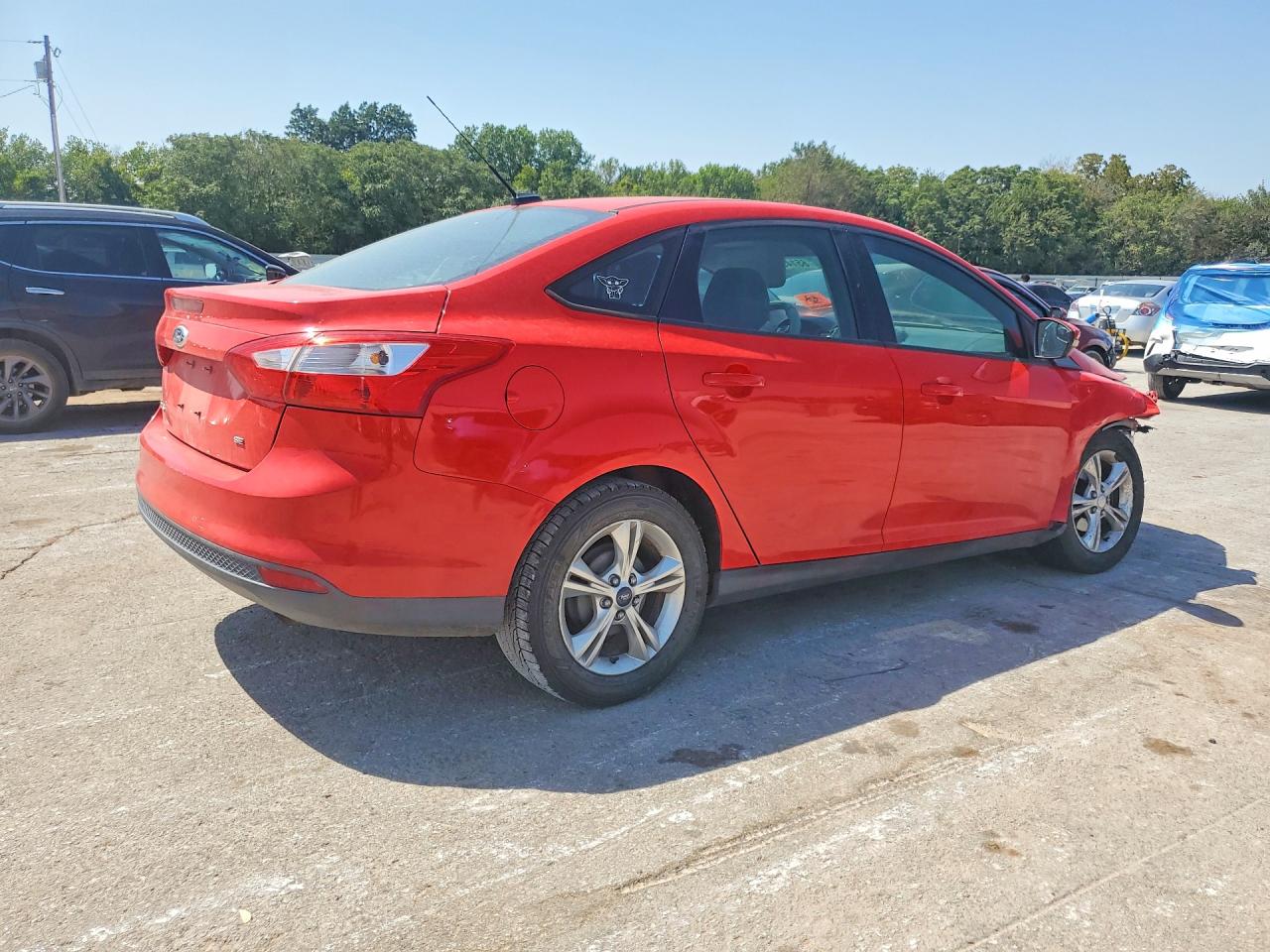 2013 Ford Focus Se Red vin: 1FADP3F26DL279066