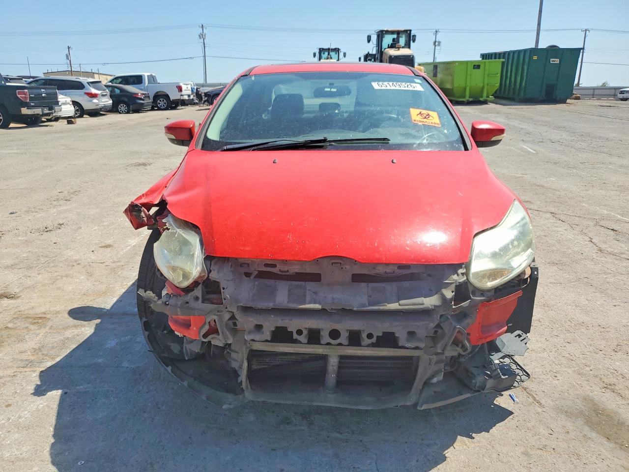 2013 Ford Focus Se Red vin: 1FADP3F26DL279066