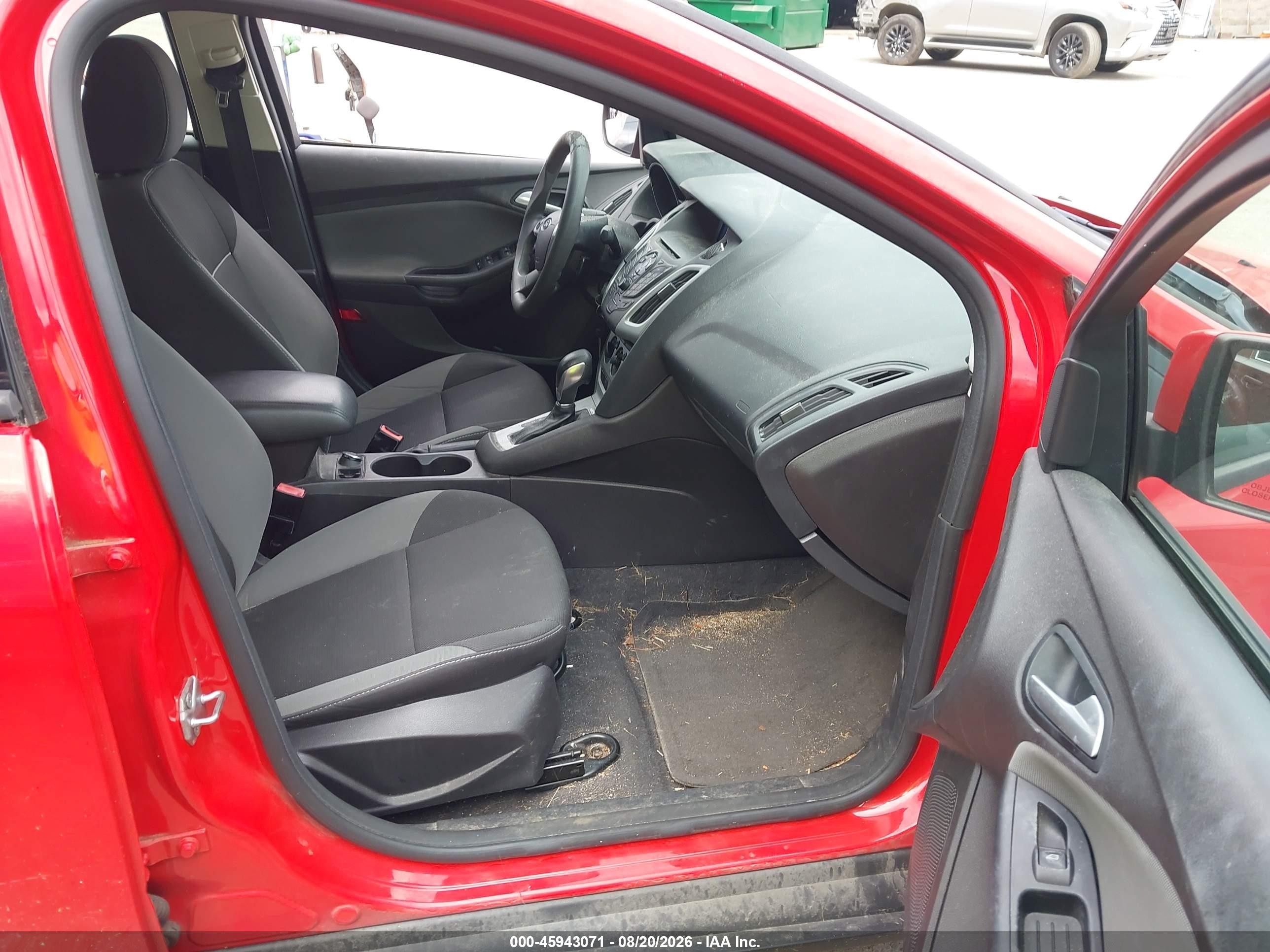 2013 Ford Focus Se Red vin: 1FADP3F26DL279360