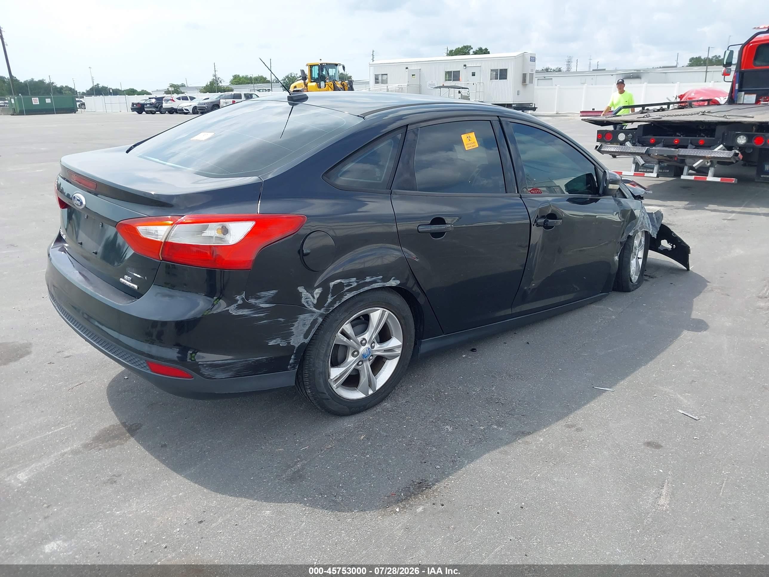 2013 Ford Focus Se Black vin: 1FADP3F26DL282792