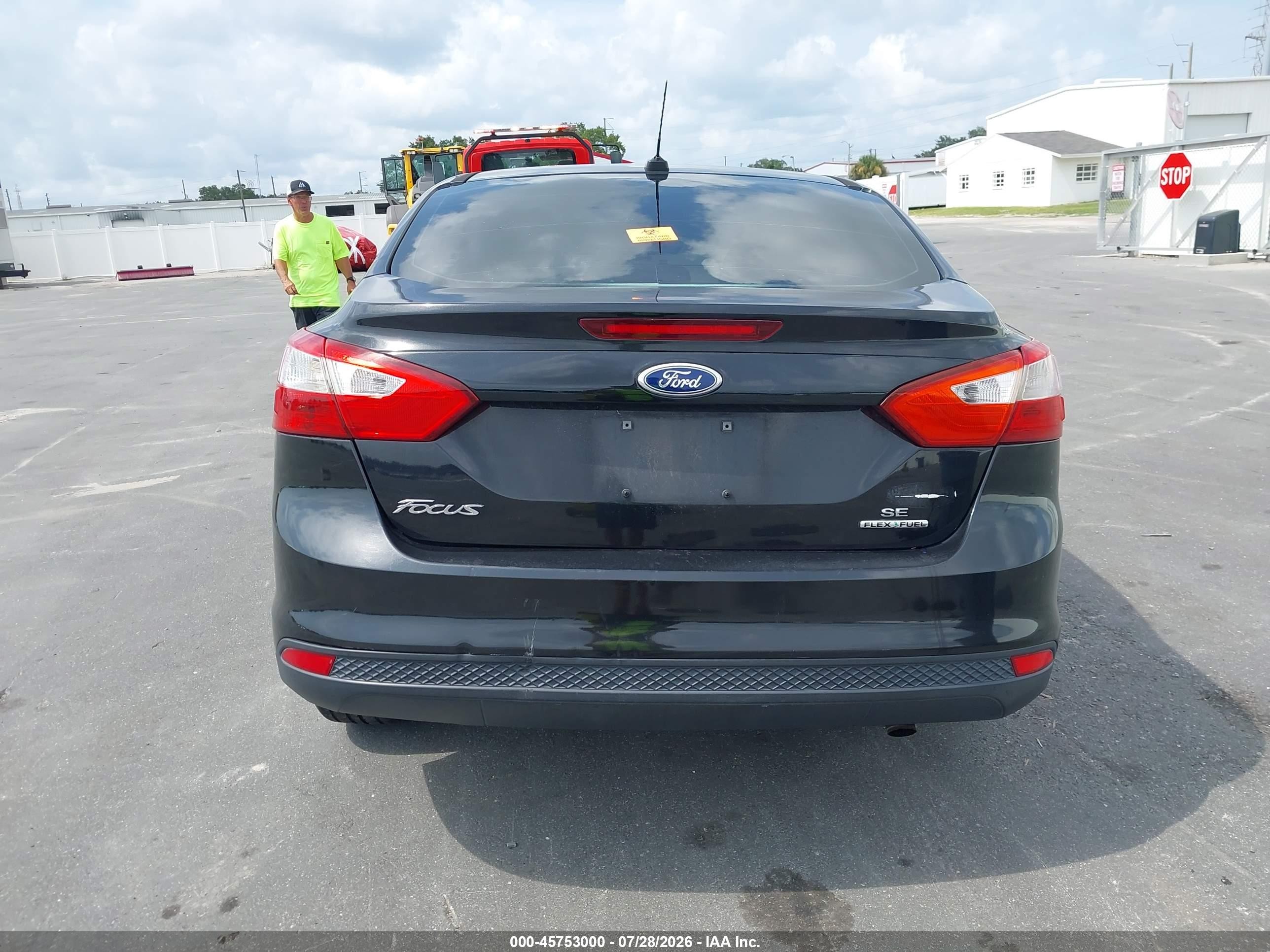 2013 Ford Focus Se Black vin: 1FADP3F26DL282792