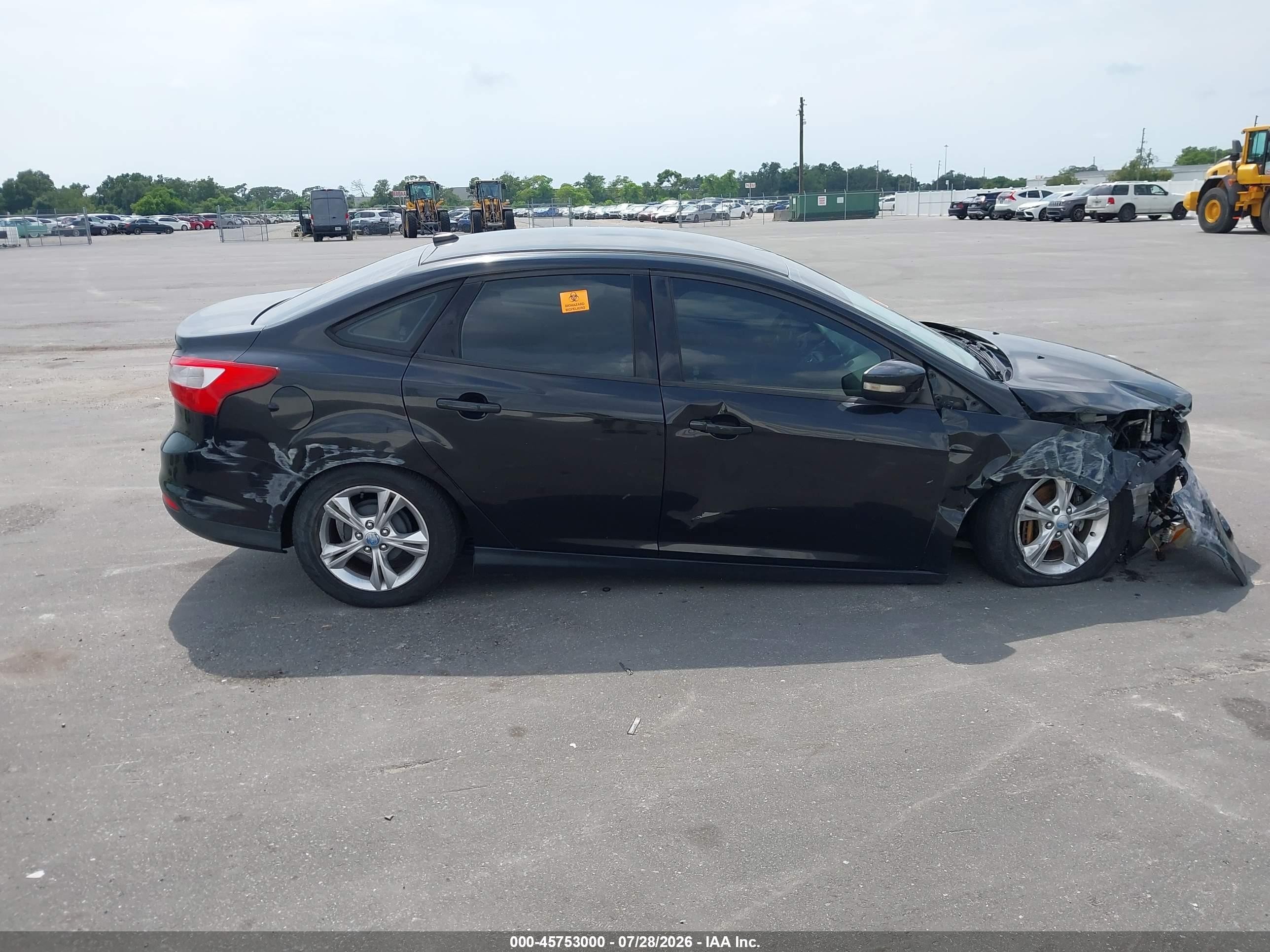 2013 Ford Focus Se Black vin: 1FADP3F26DL282792