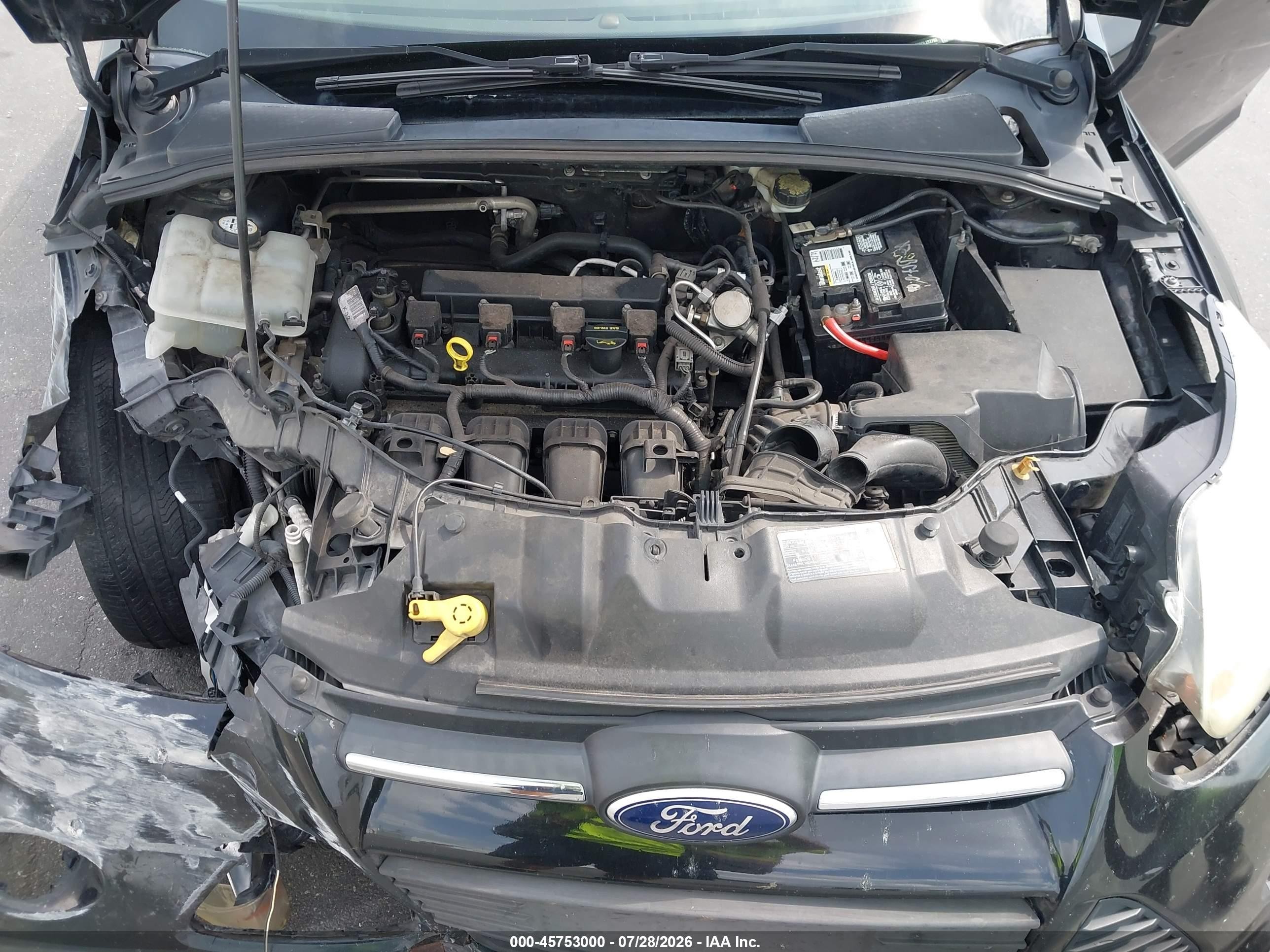 2013 Ford Focus Se Black vin: 1FADP3F26DL282792