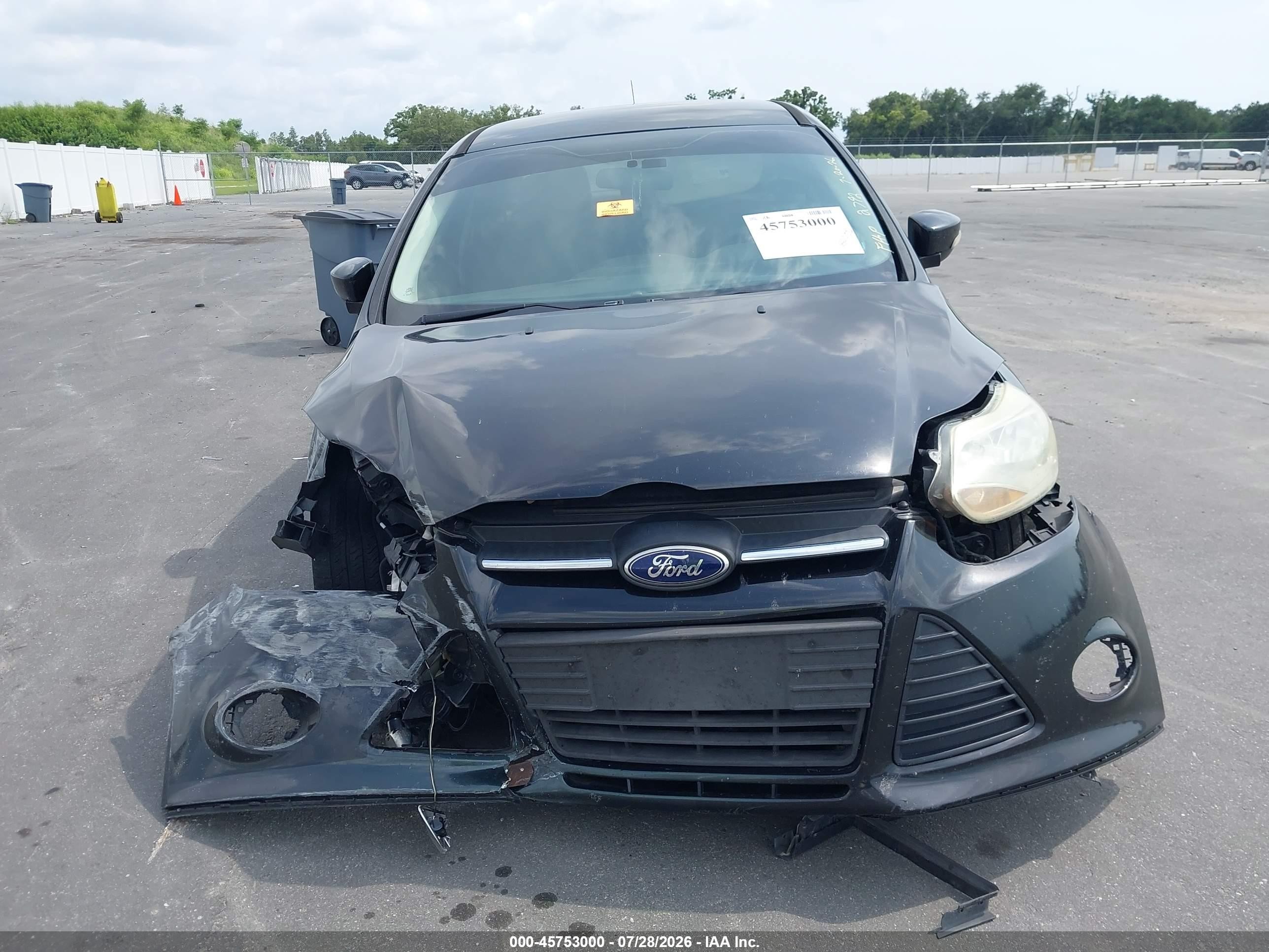 2013 Ford Focus Se Black vin: 1FADP3F26DL282792
