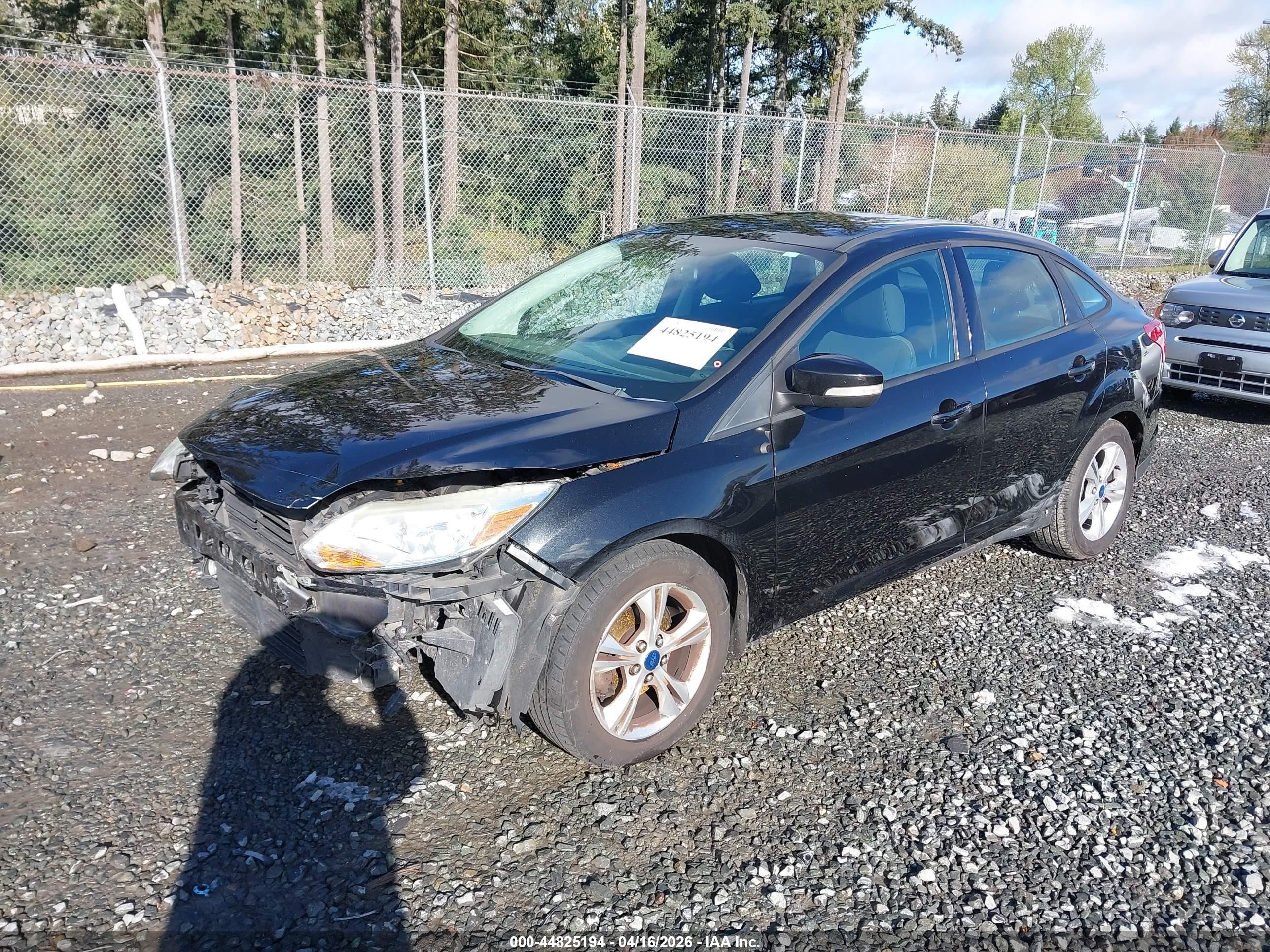 2013 Ford Focus Se Black vin: 1FADP3F26DL289998