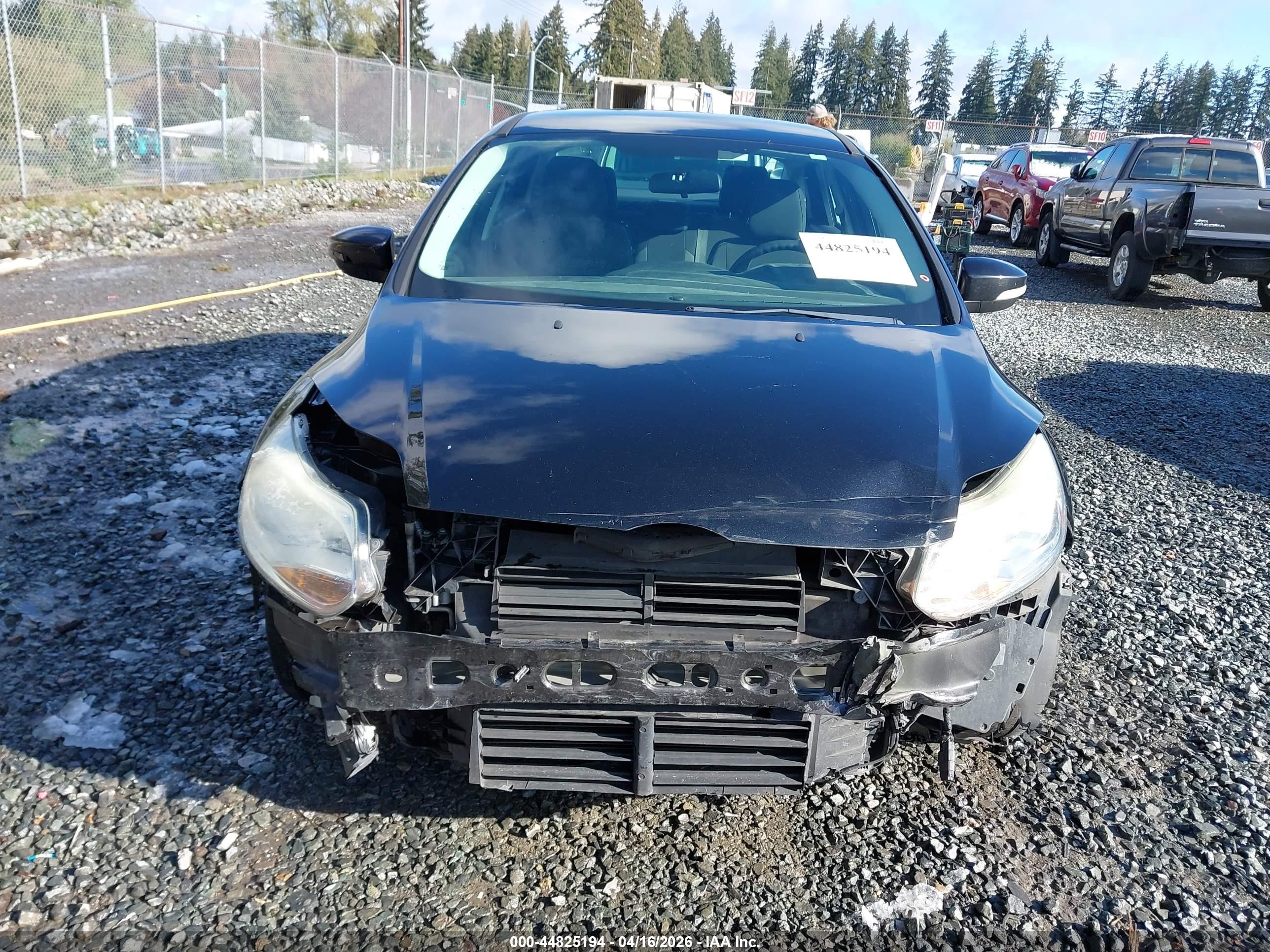 2013 Ford Focus Se Black vin: 1FADP3F26DL289998