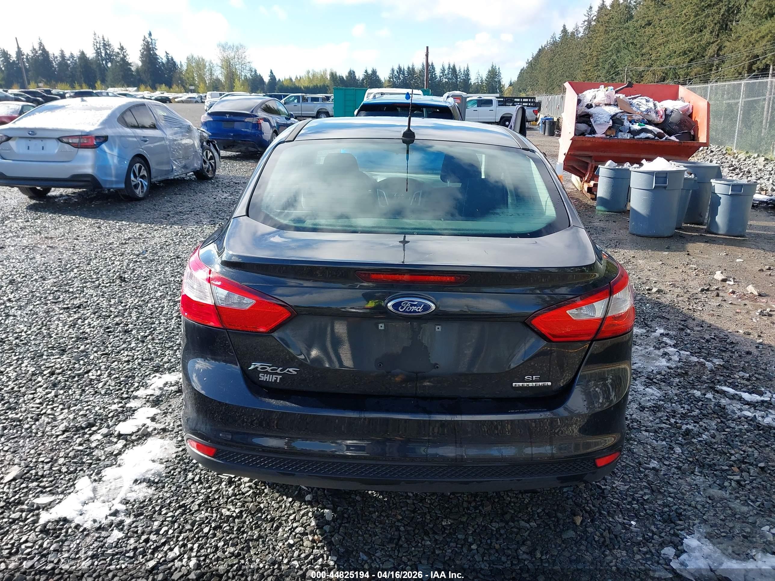 2013 Ford Focus Se Black vin: 1FADP3F26DL289998