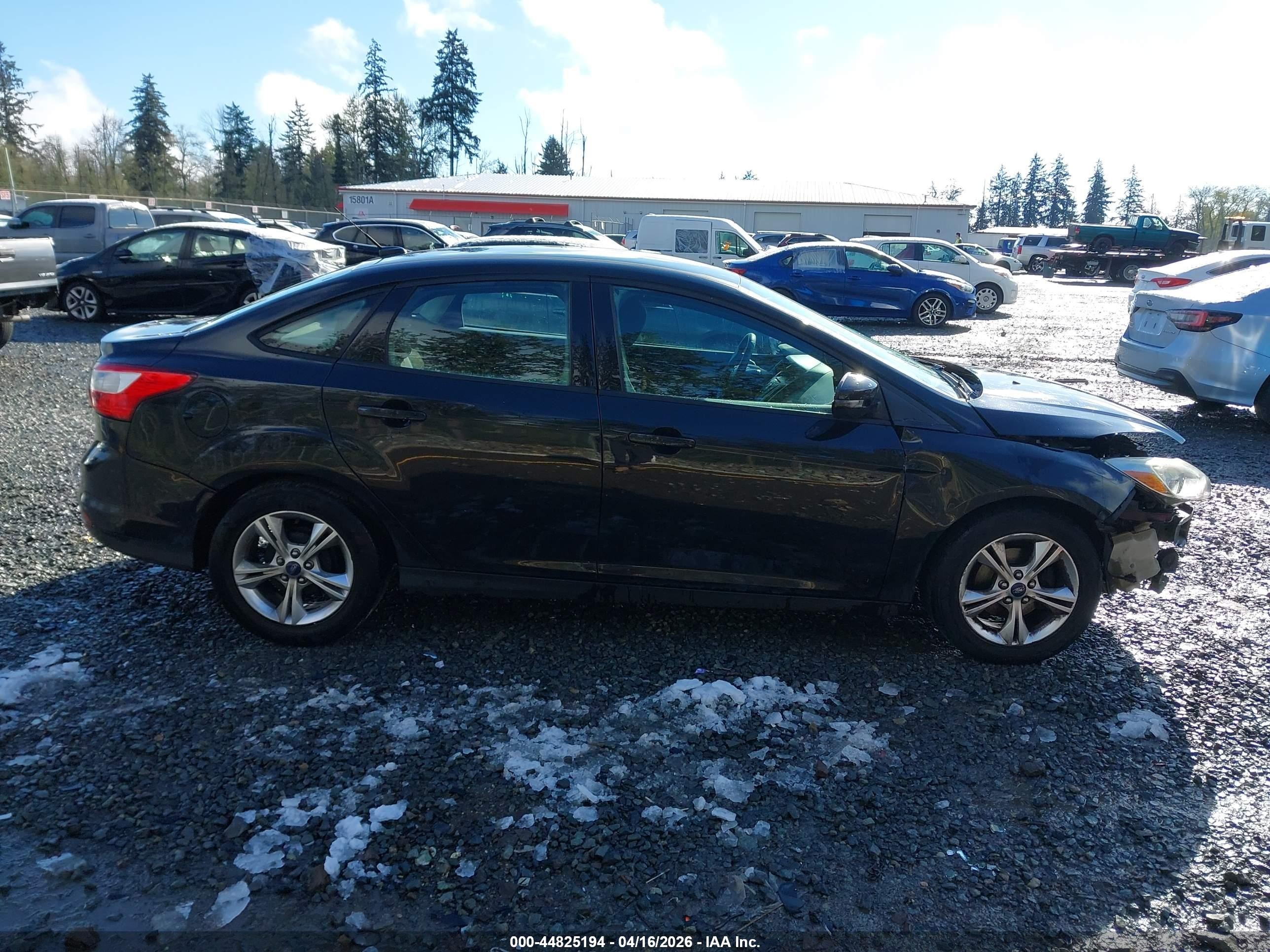 2013 Ford Focus Se Black vin: 1FADP3F26DL289998