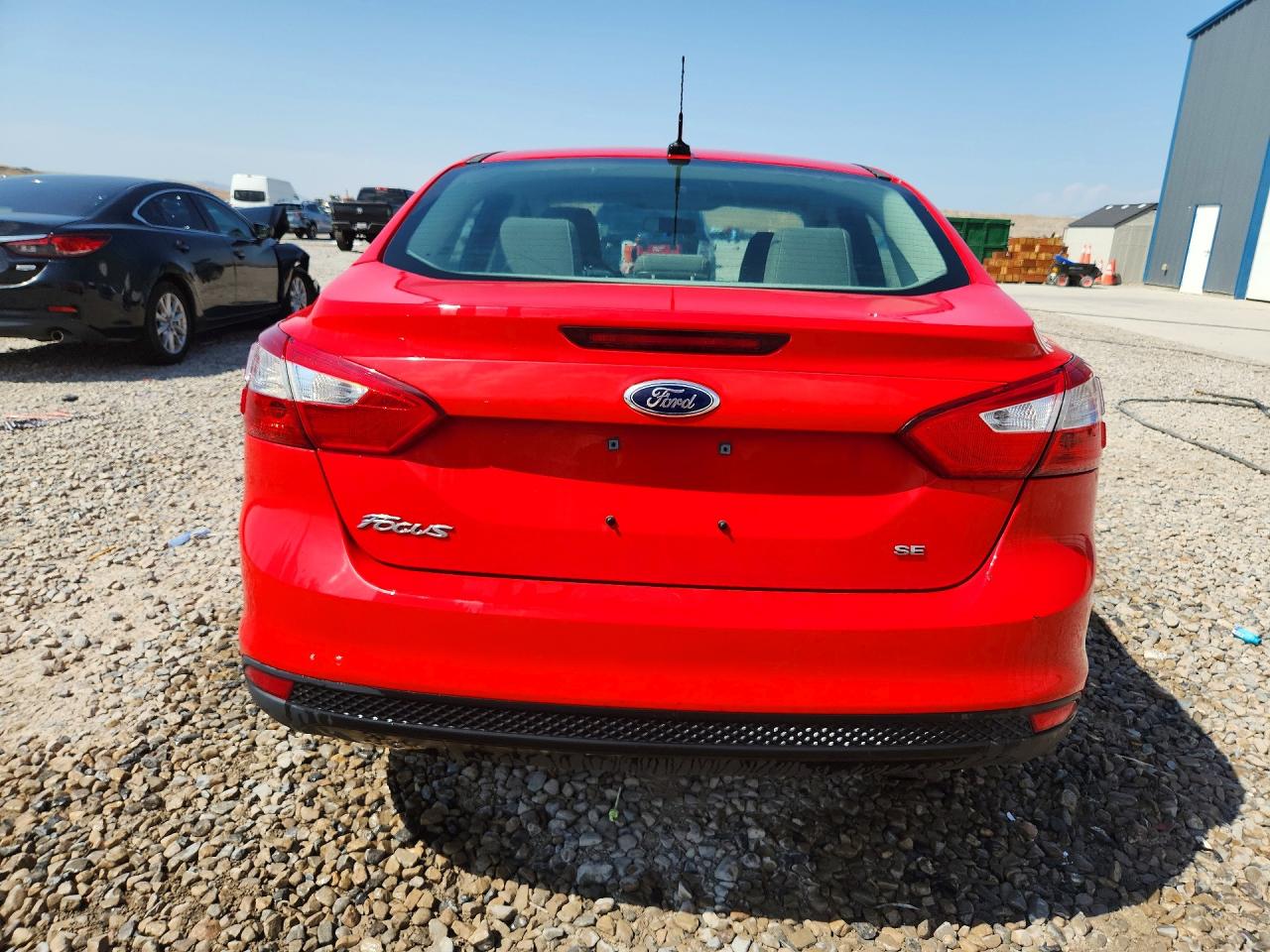 2013 Ford Focus Se Red vin: 1FADP3F26DL297972