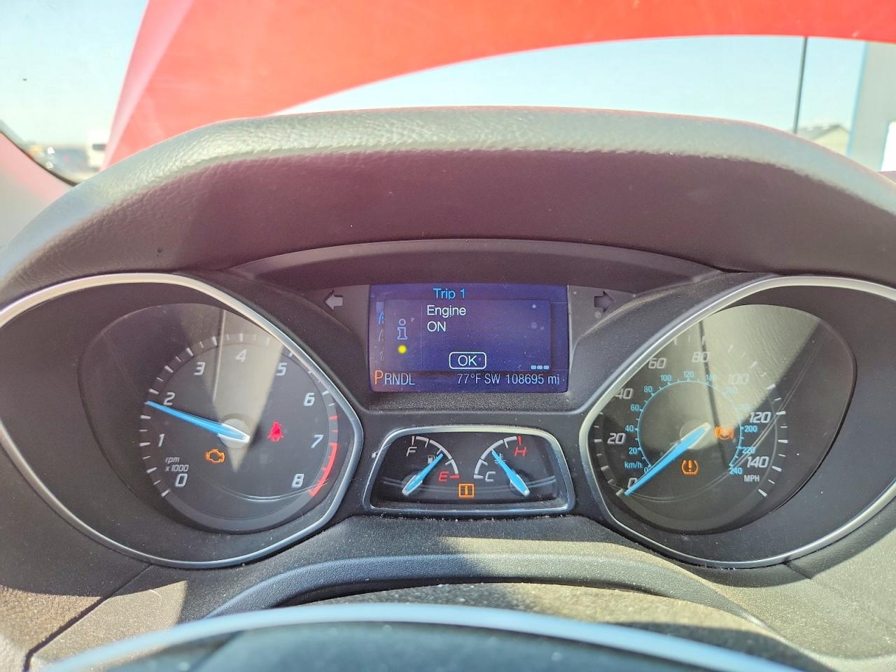 2013 Ford Focus Se Red vin: 1FADP3F26DL297972