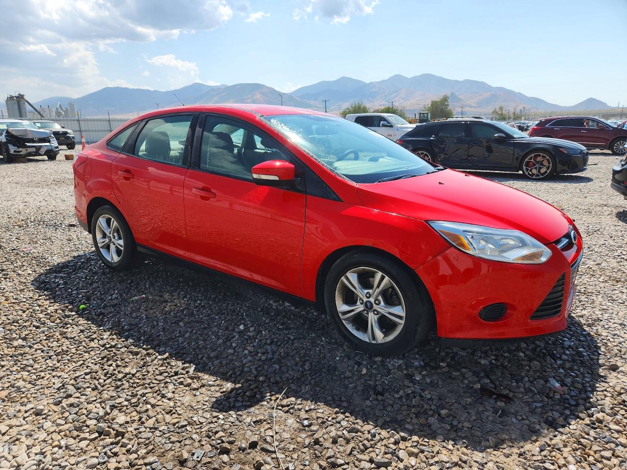 2013 Ford Focus Se Red vin: 1FADP3F26DL297972