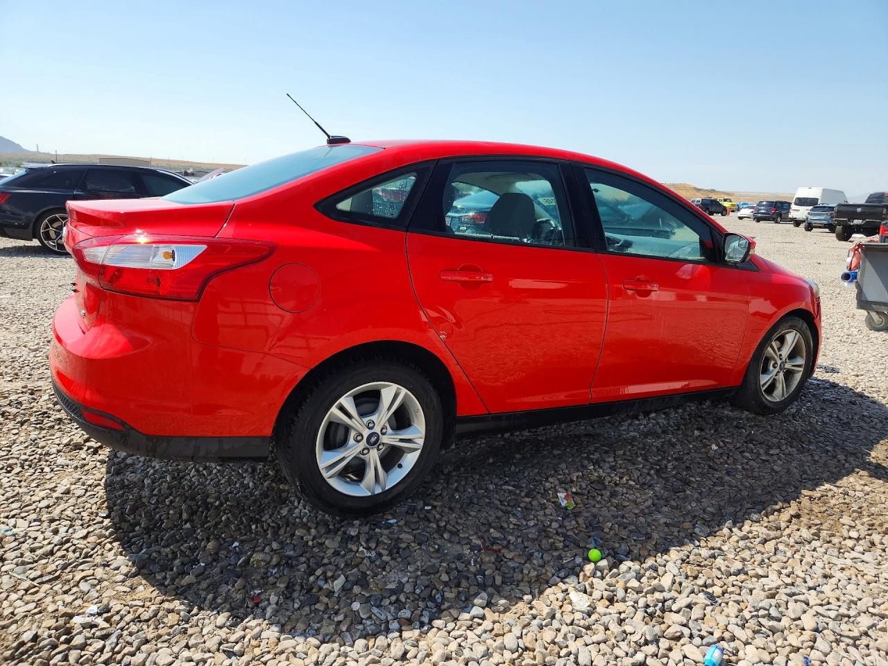 2013 Ford Focus Se Red vin: 1FADP3F26DL297972