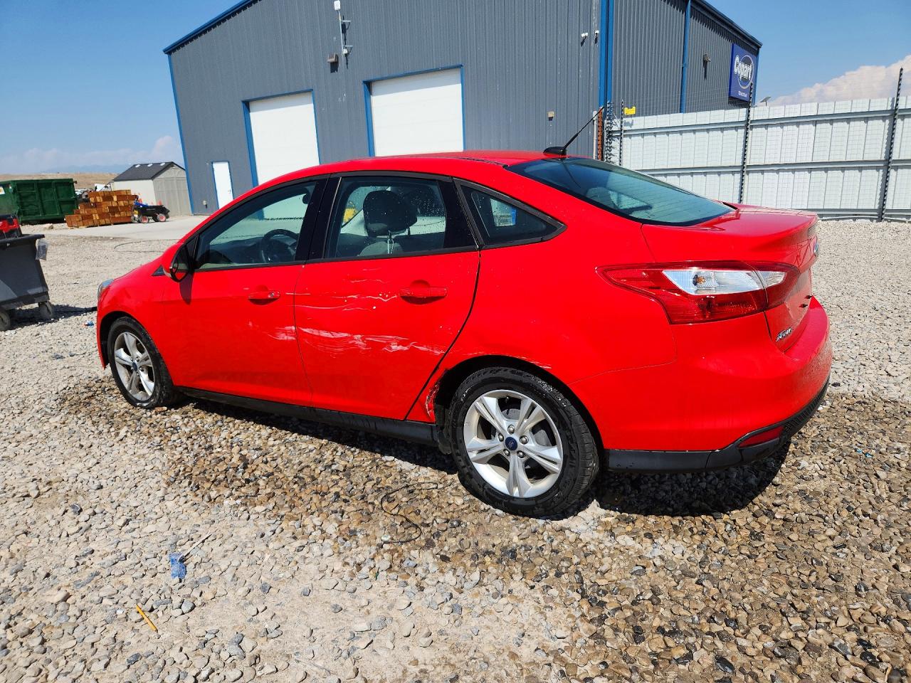 2013 Ford Focus Se Red vin: 1FADP3F26DL297972