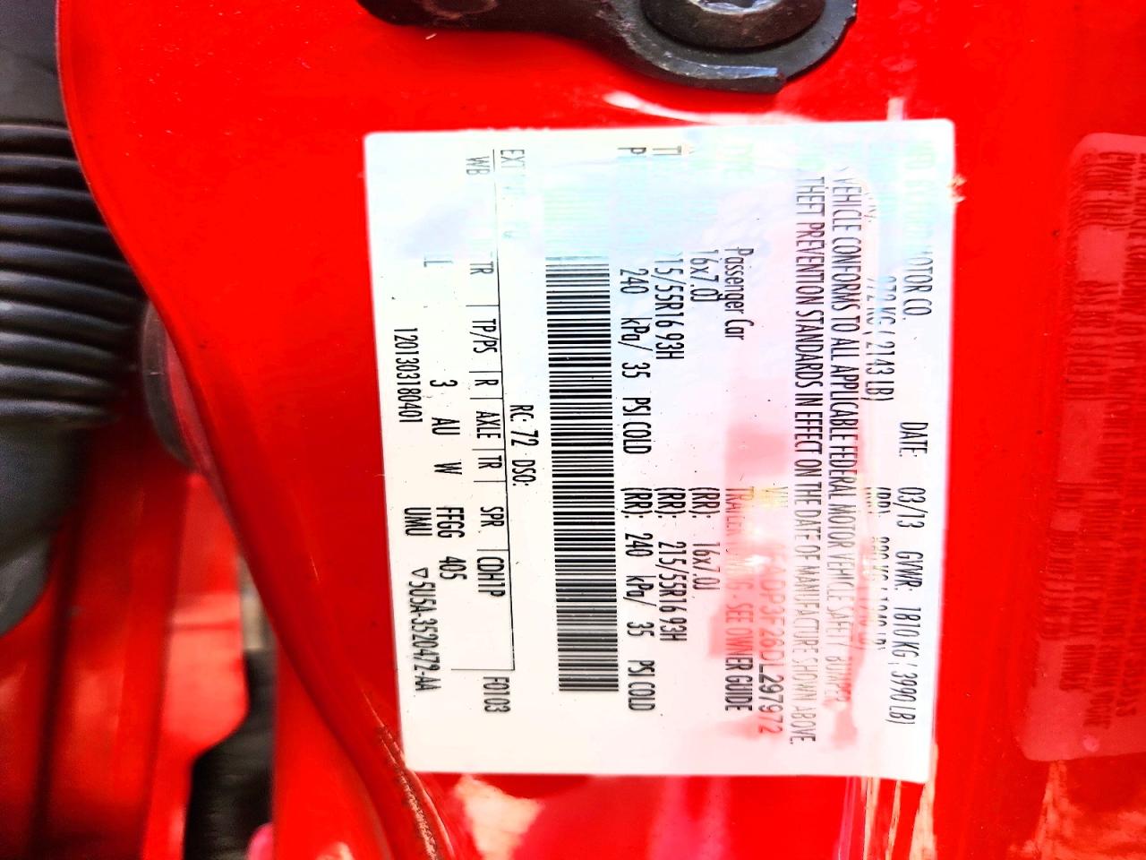 2013 Ford Focus Se Red vin: 1FADP3F26DL297972