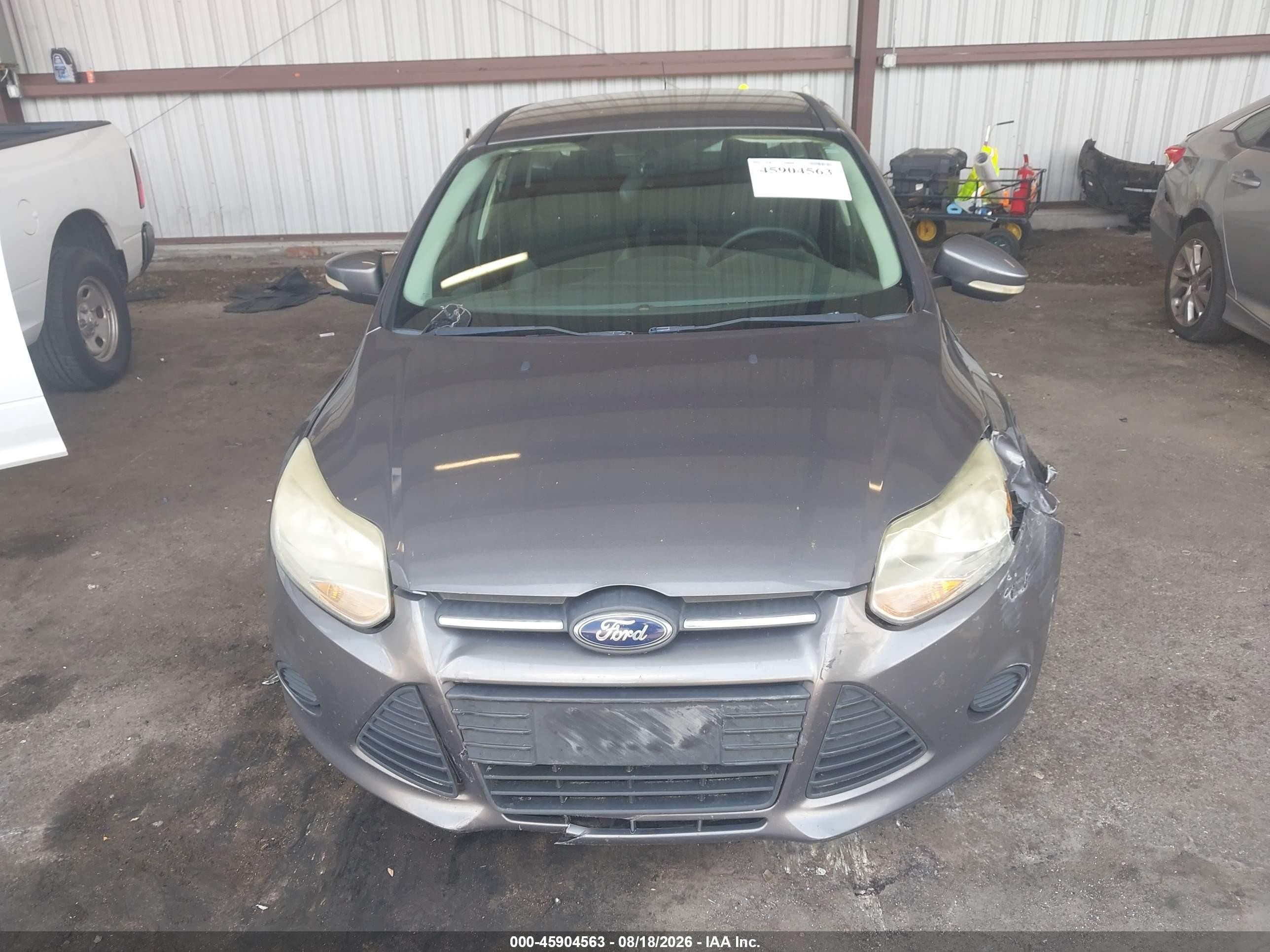 2013 Ford Focus Se Gray vin: 1FADP3F26DL305715