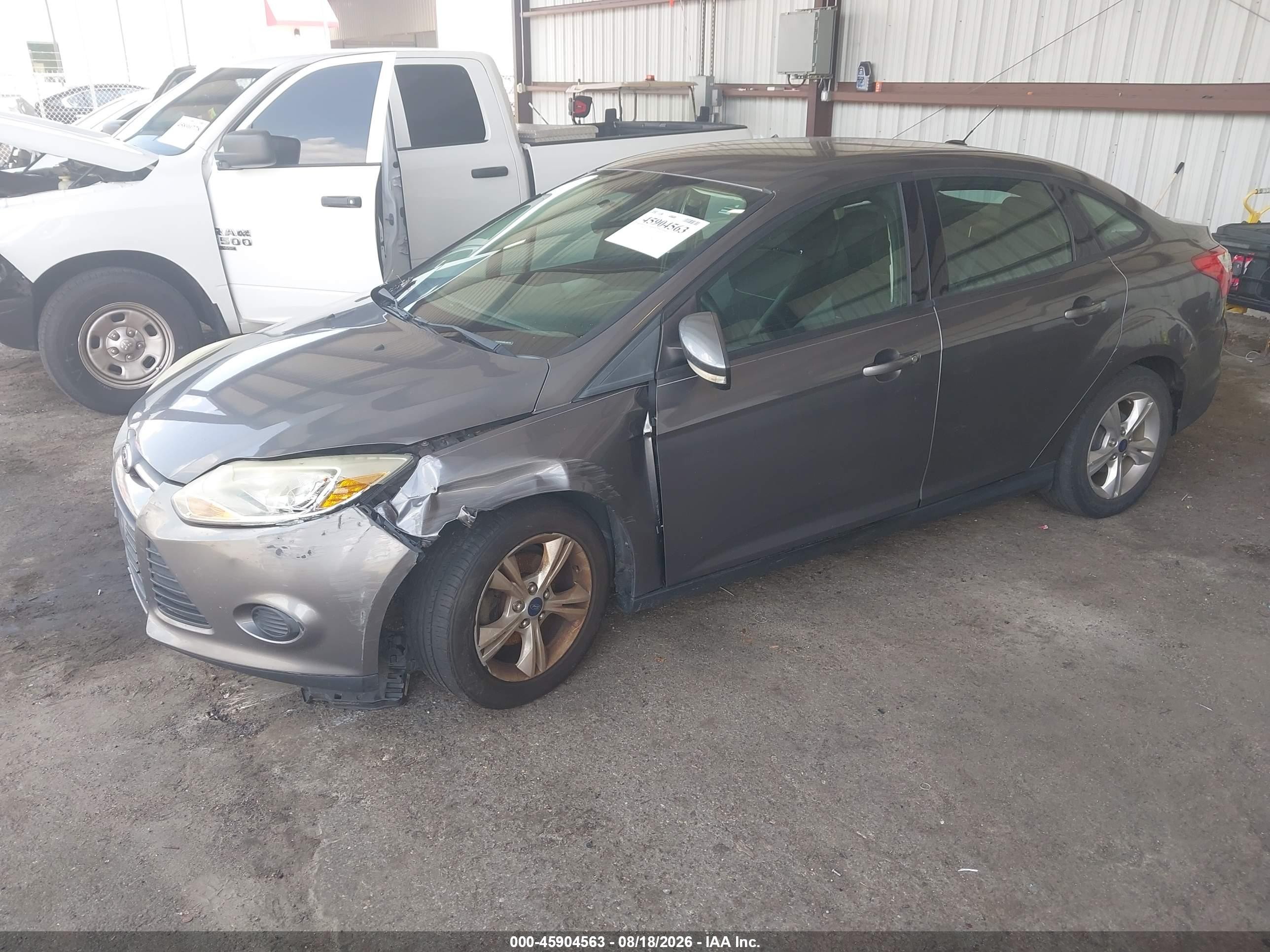 2013 Ford Focus Se Gray vin: 1FADP3F26DL305715