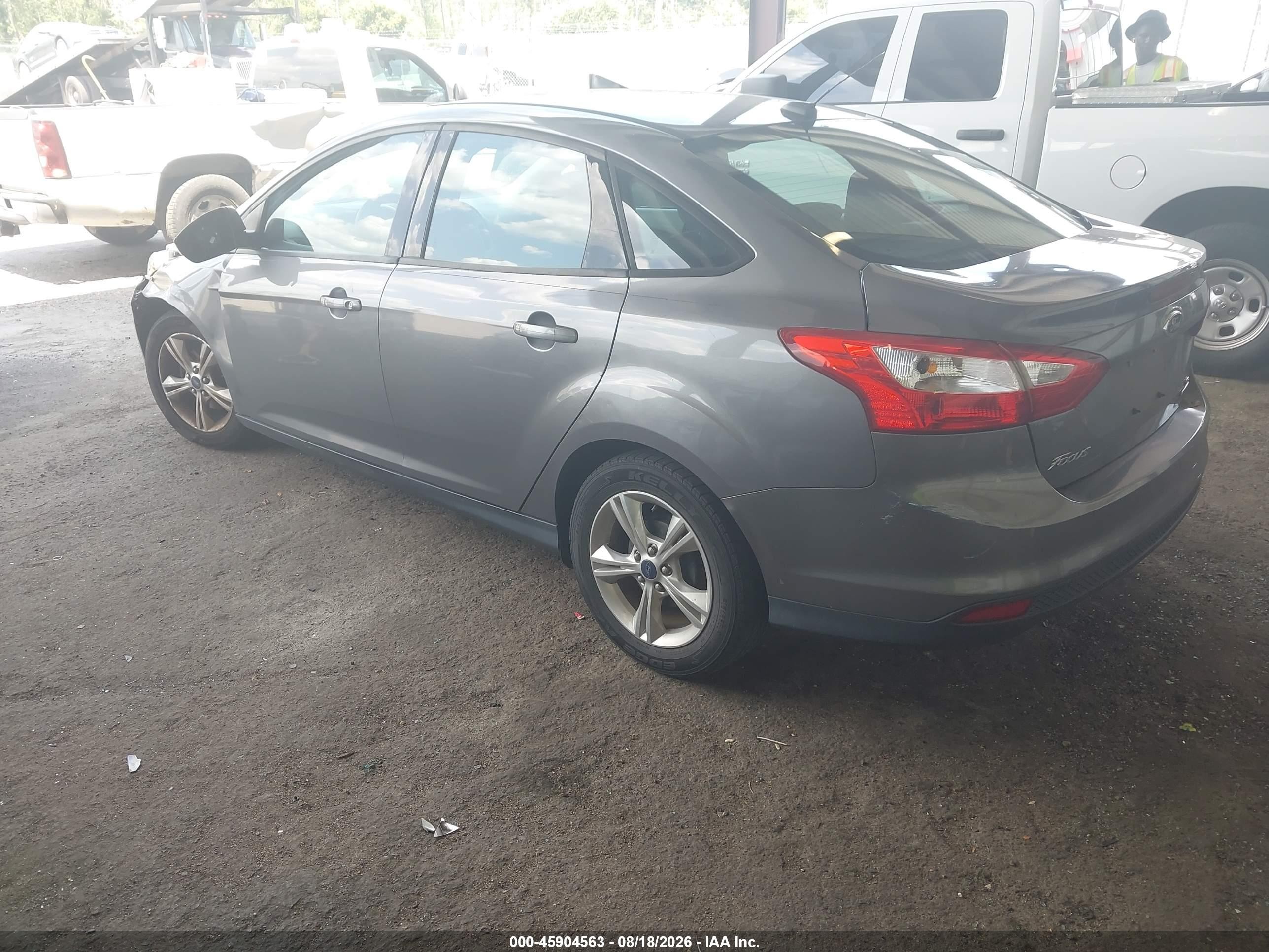 2013 Ford Focus Se Gray vin: 1FADP3F26DL305715
