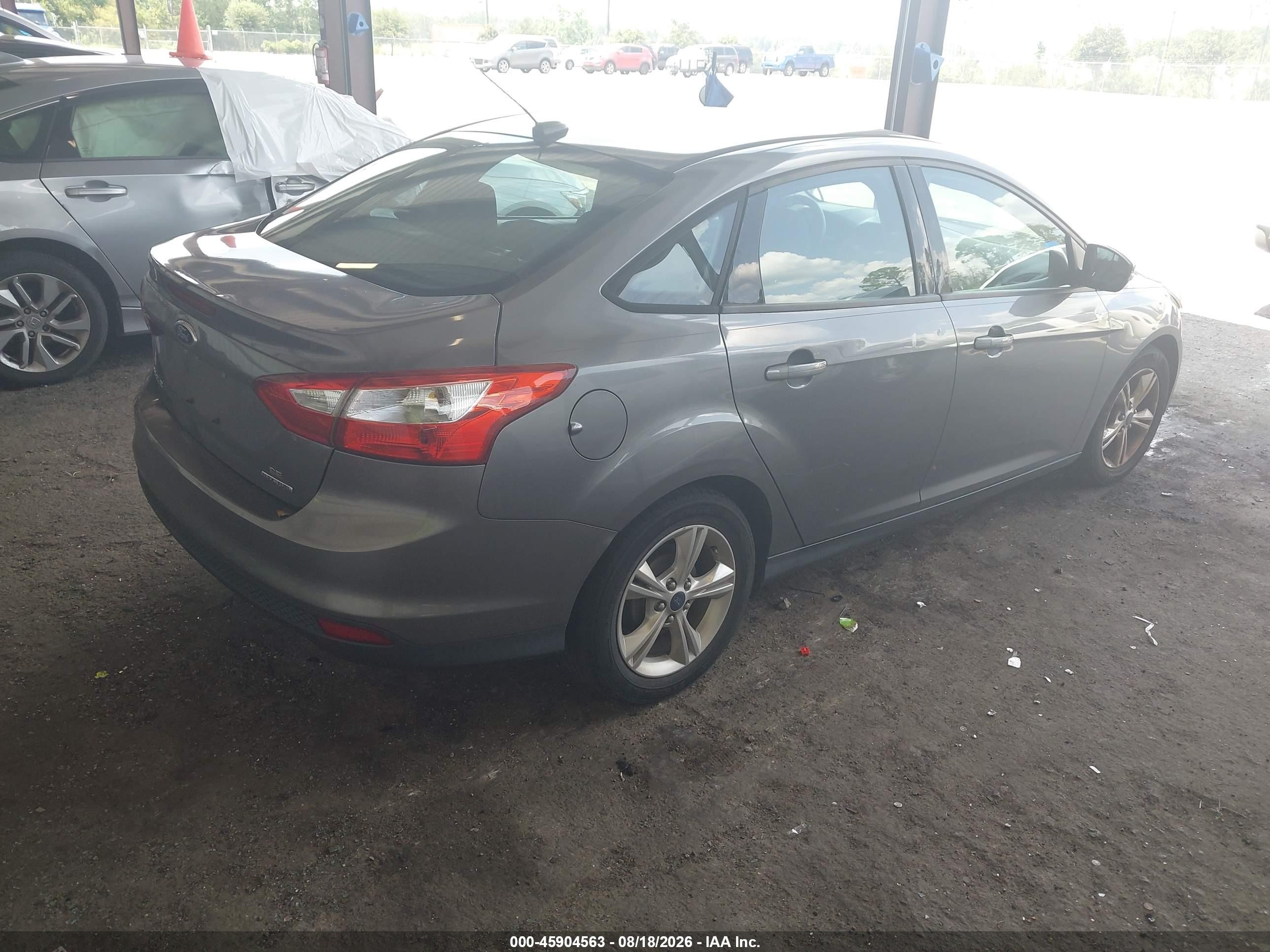 2013 Ford Focus Se Gray vin: 1FADP3F26DL305715