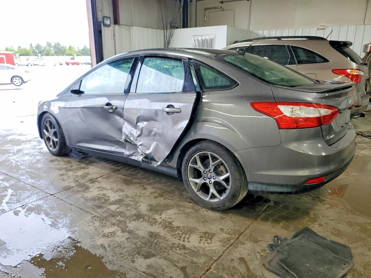 2013 Ford Focus Se Серый vin: 1FADP3F26DL306184
