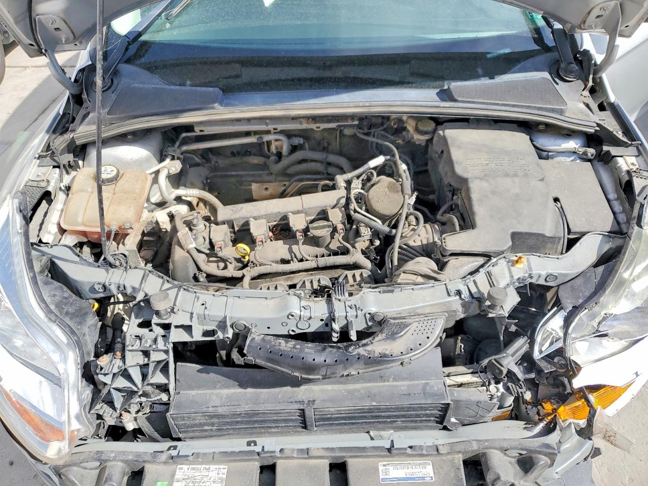 2013 Ford Focus Se Silver vin: 1FADP3F26DL323065