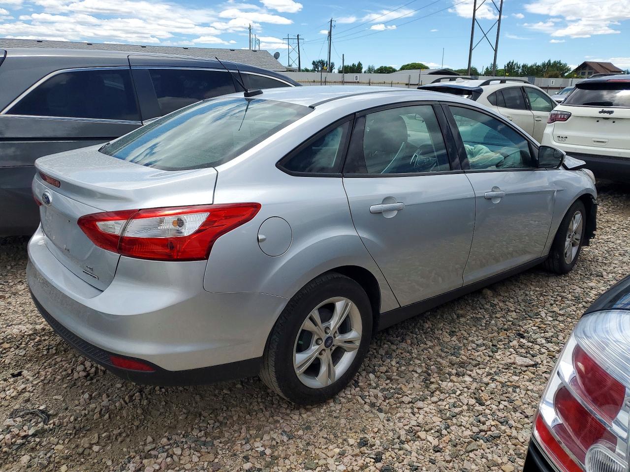 2013 Ford Focus Se Silver vin: 1FADP3F26DL323065