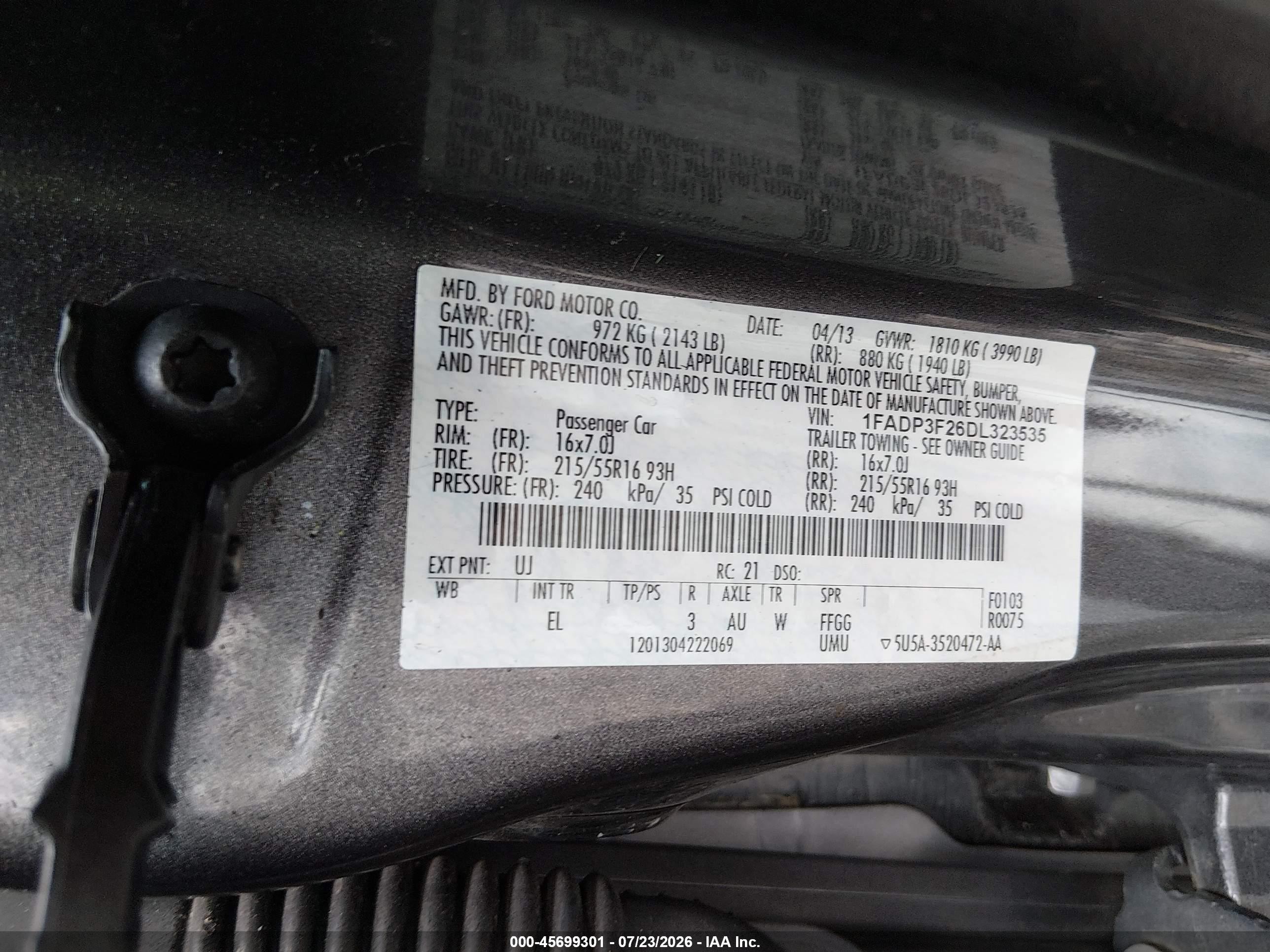 2013 Ford Focus Se Gray vin: 1FADP3F26DL323535