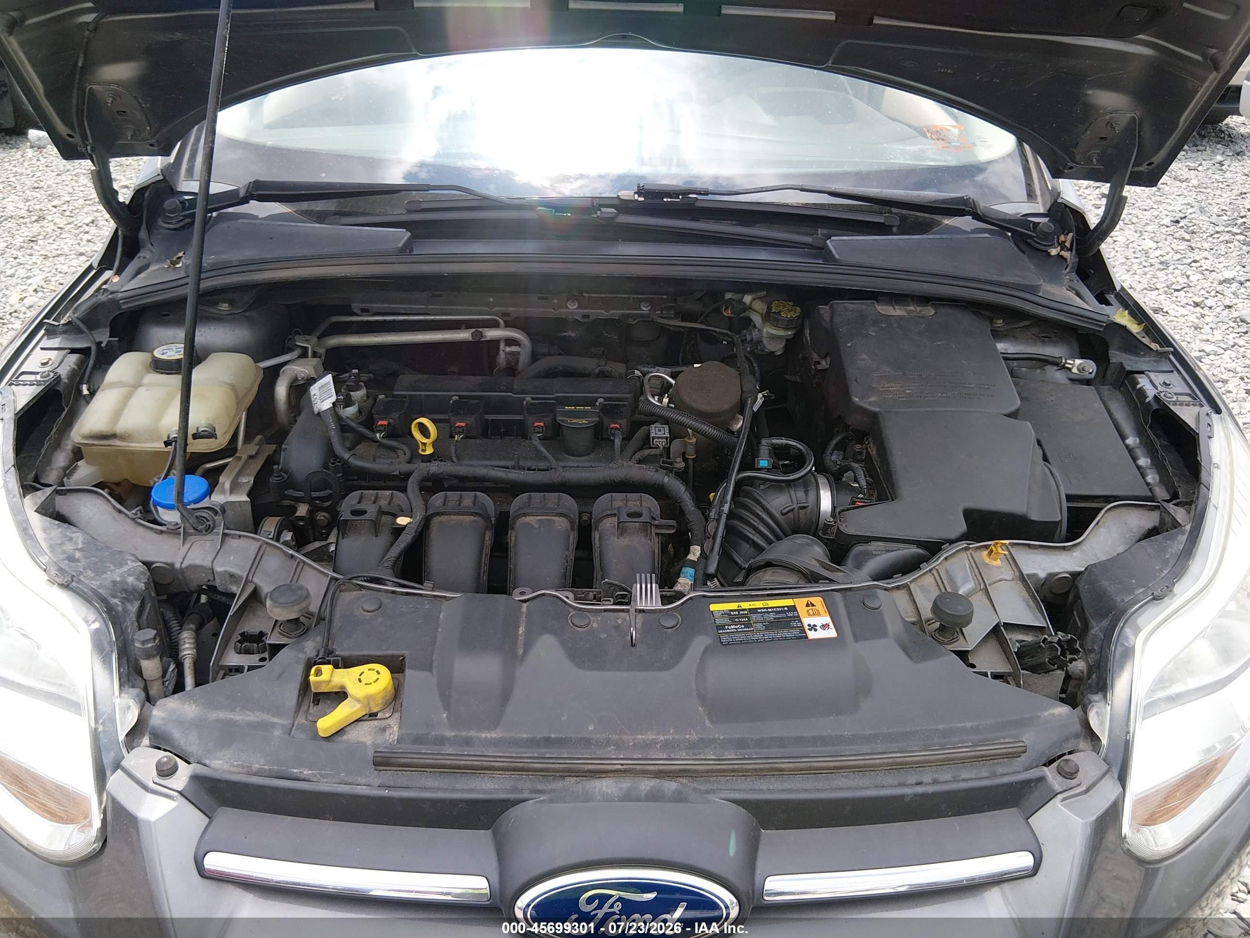 2013 Ford Focus Se Gray vin: 1FADP3F26DL323535