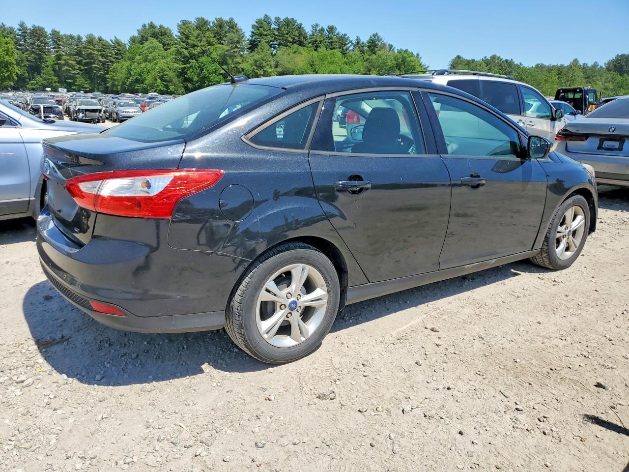 2013 Ford Focus Se Black vin: 1FADP3F26DL329867