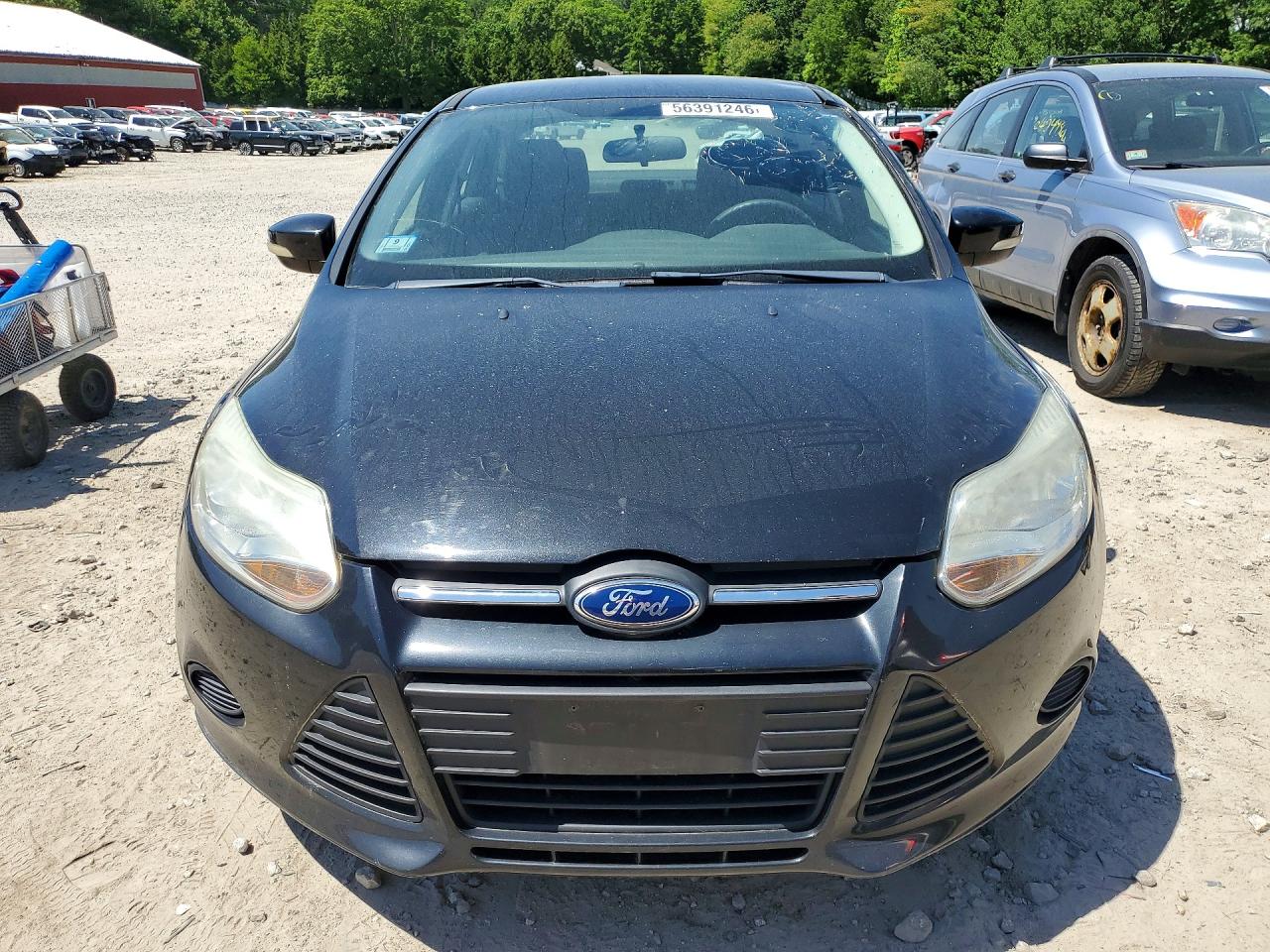 2013 Ford Focus Se Black vin: 1FADP3F26DL329867