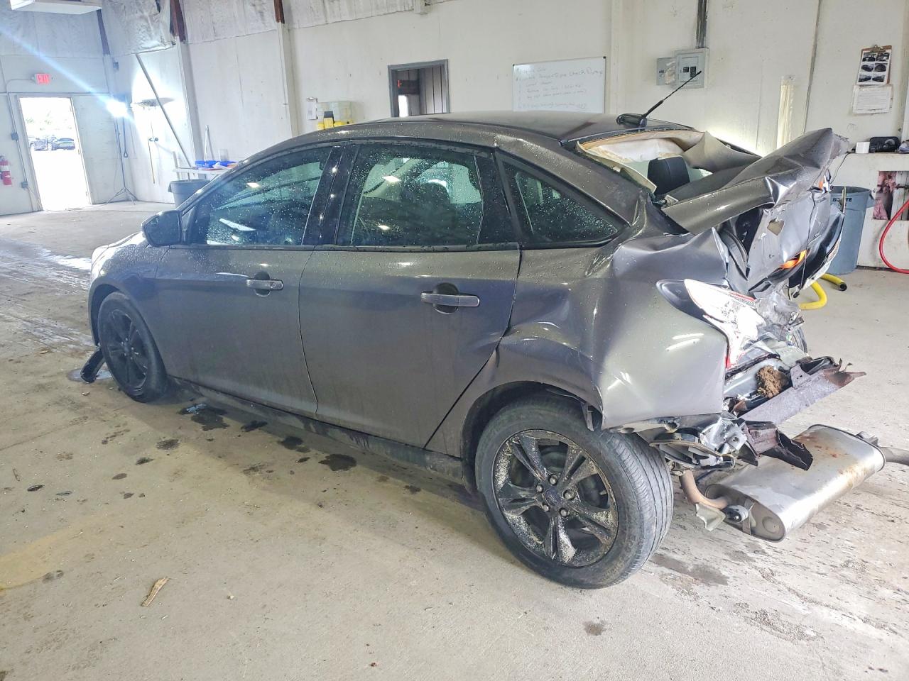 2013 Ford Focus Se Gray vin: 1FADP3F26DL333269
